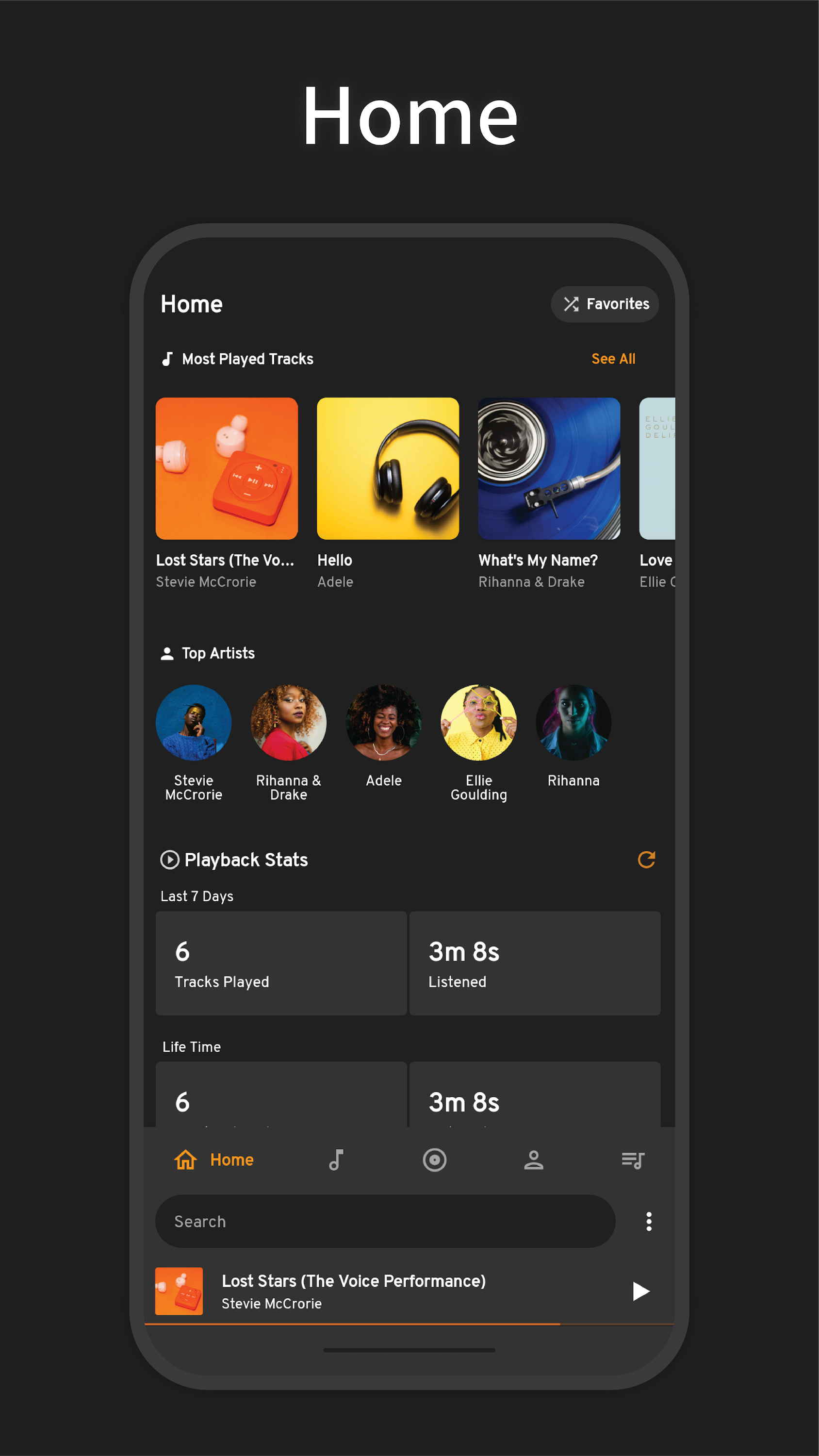 اسکرین شات 4 برنامه Eon Music Player