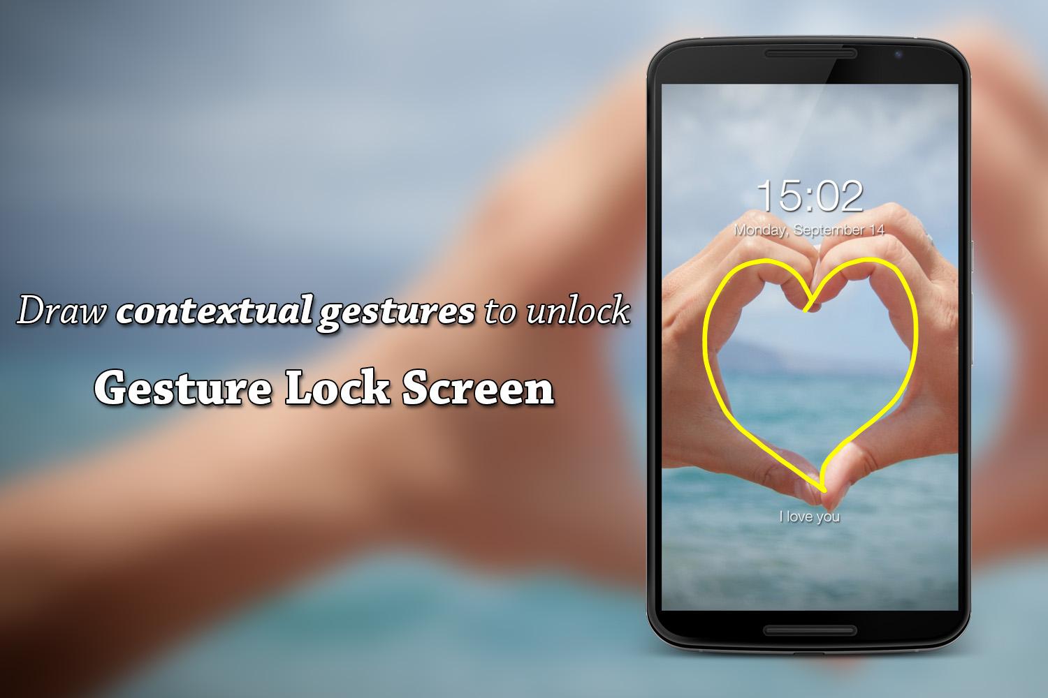 اسکرین شات 4 برنامه Gesture Lock Screen