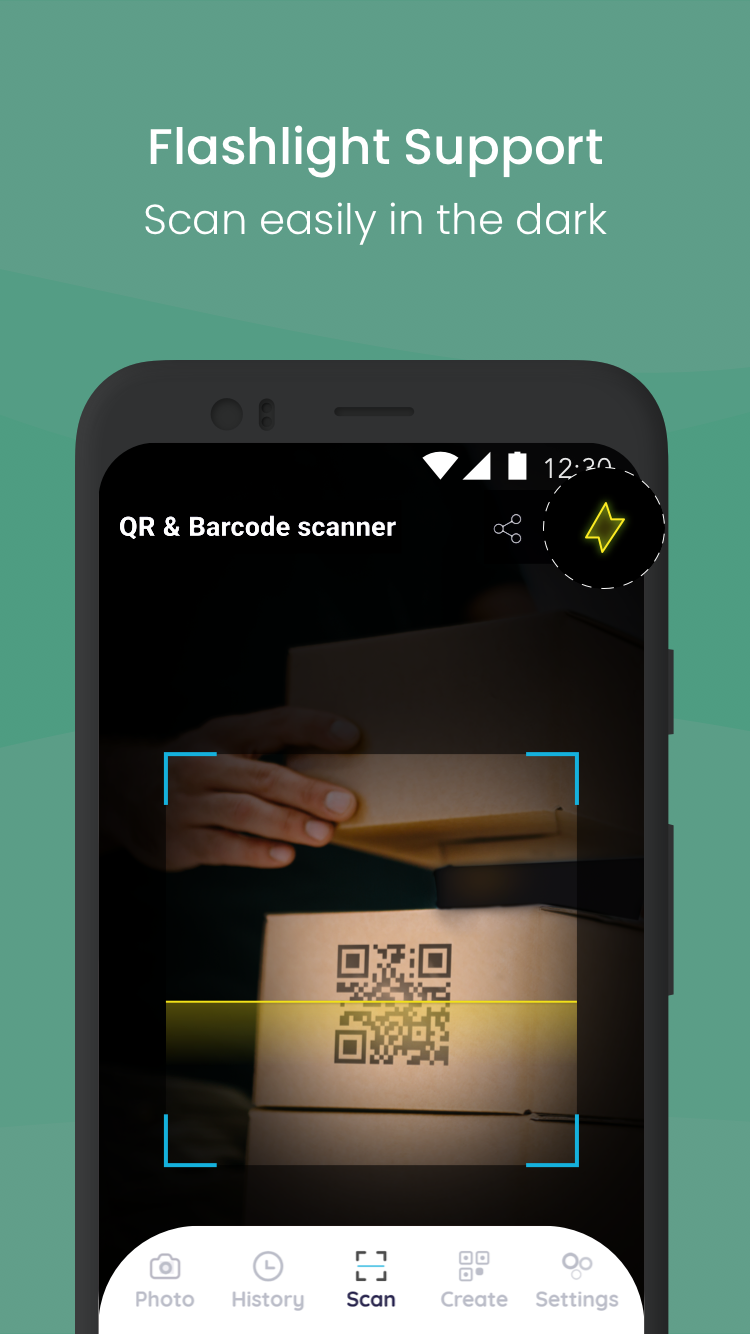 اسکرین شات 5 برنامه QR code scanner & Barcode Scan