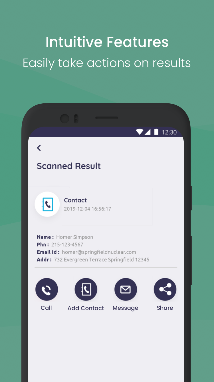 اسکرین شات 3 برنامه QR code scanner & Barcode Scan