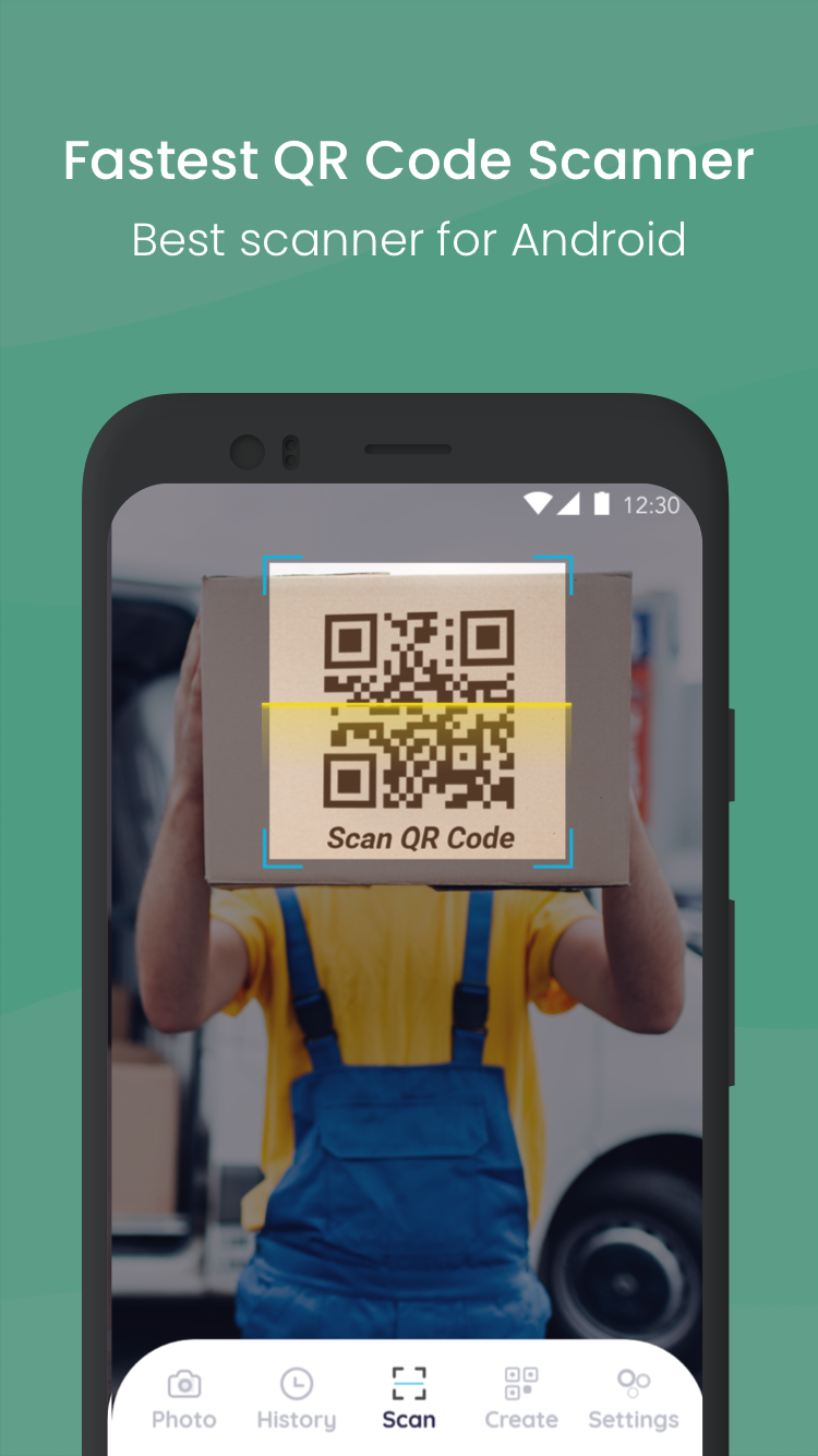 اسکرین شات 1 برنامه QR code scanner & Barcode Scan