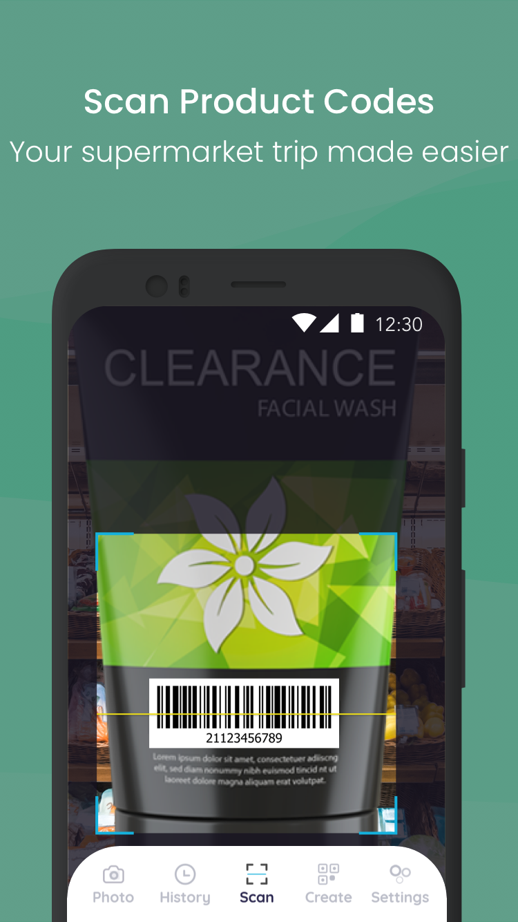 اسکرین شات 2 برنامه QR code scanner & Barcode Scan
