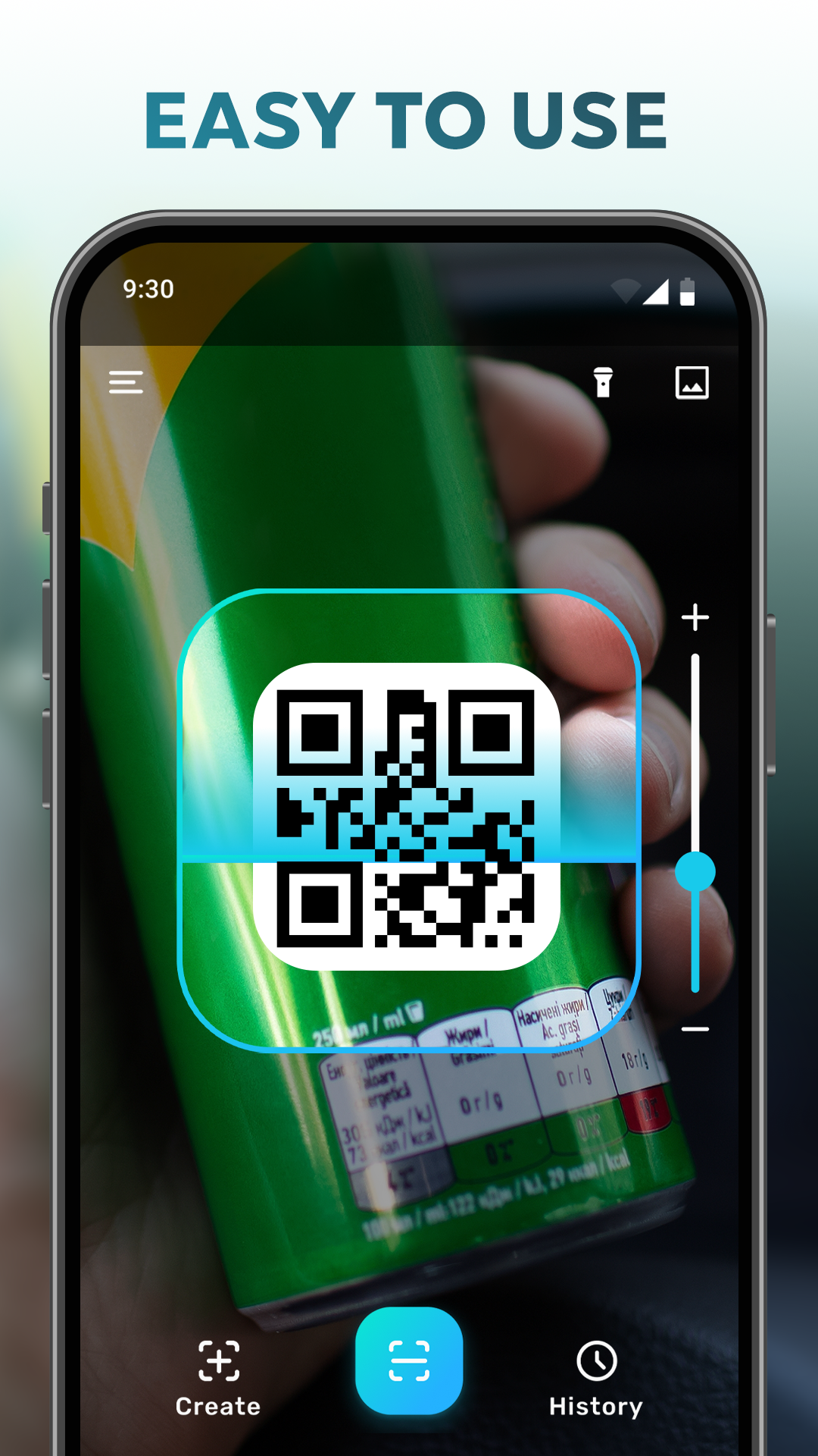 اسکرین شات 1 برنامه QR Code Scanner App: Scan QR