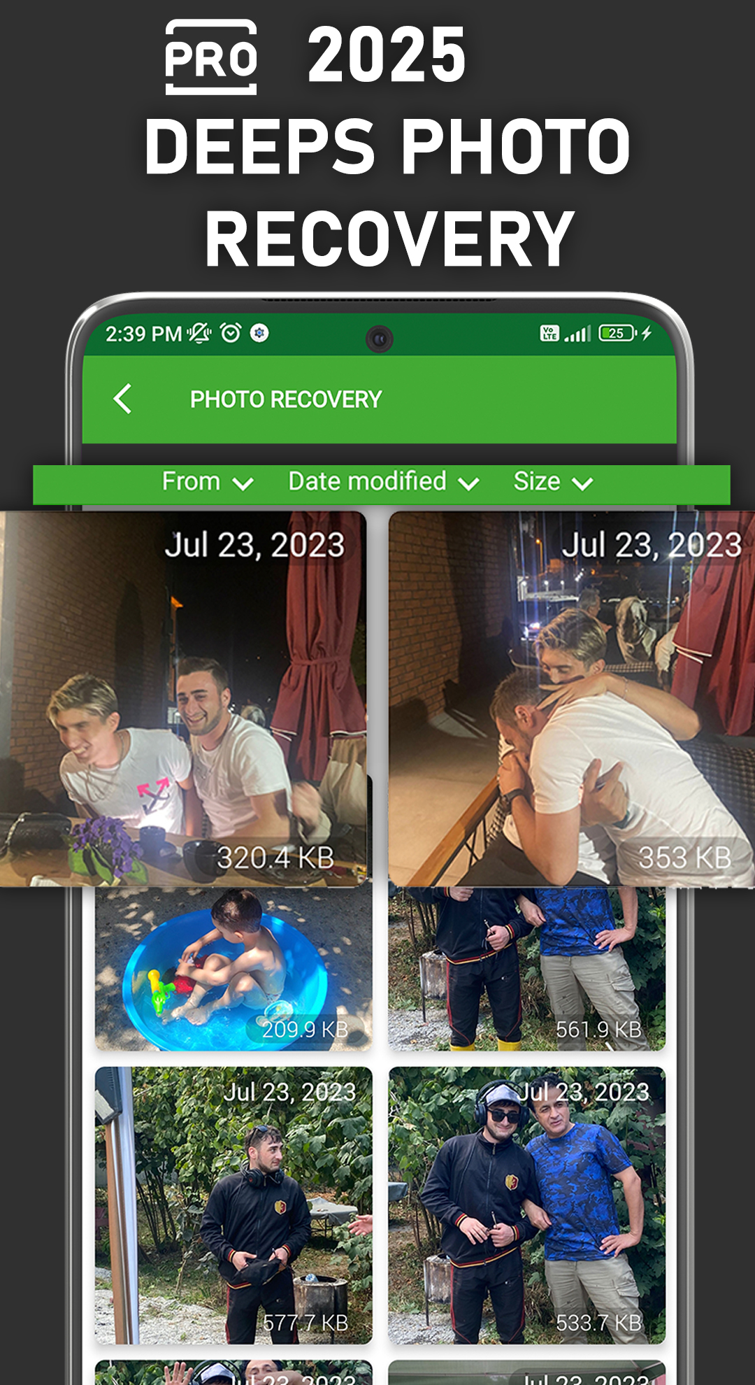 اسکرین شات 2 برنامه Recover Audio, Call Record