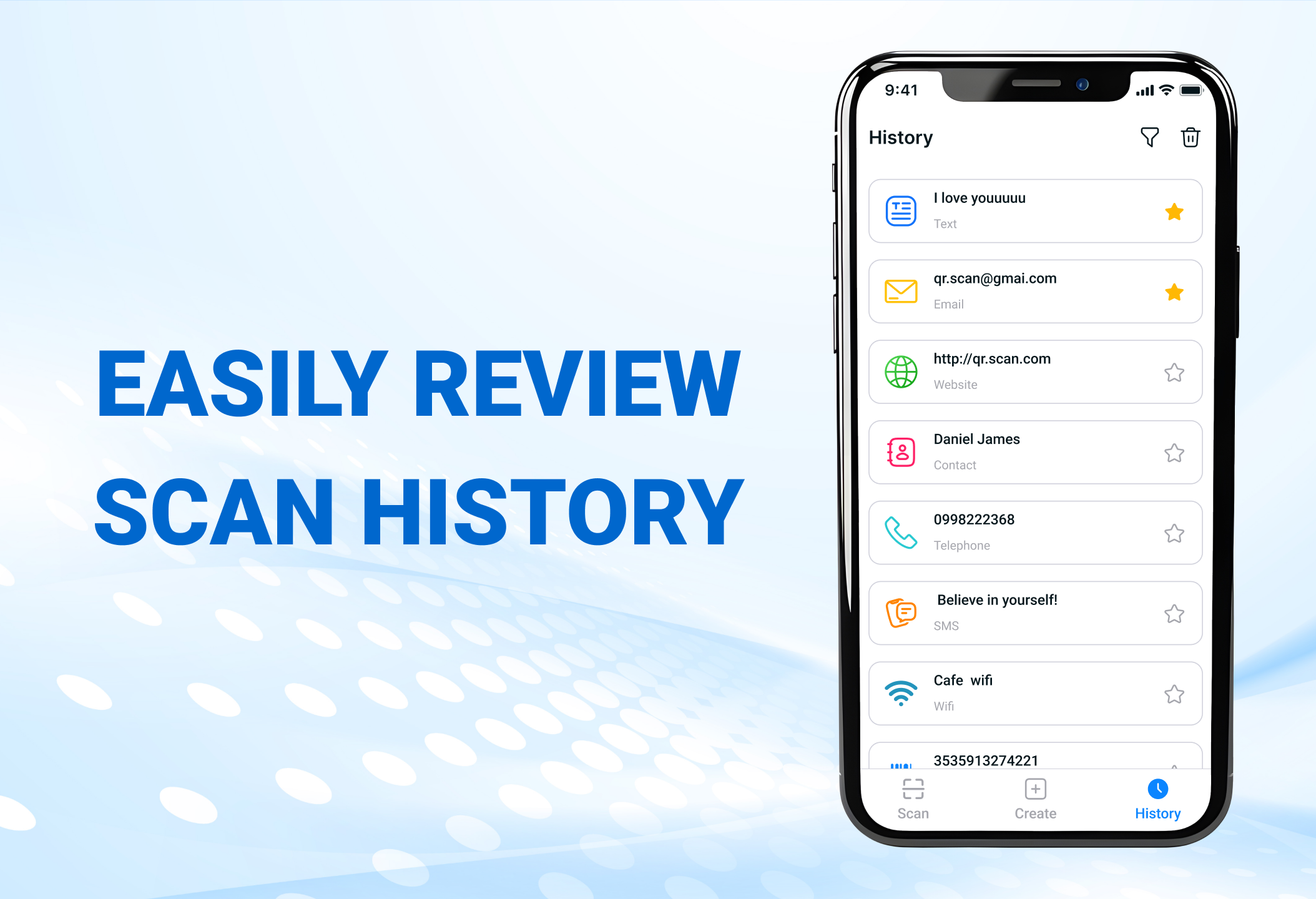 اسکرین شات 4 برنامه QR Scanner, Read All Barcode