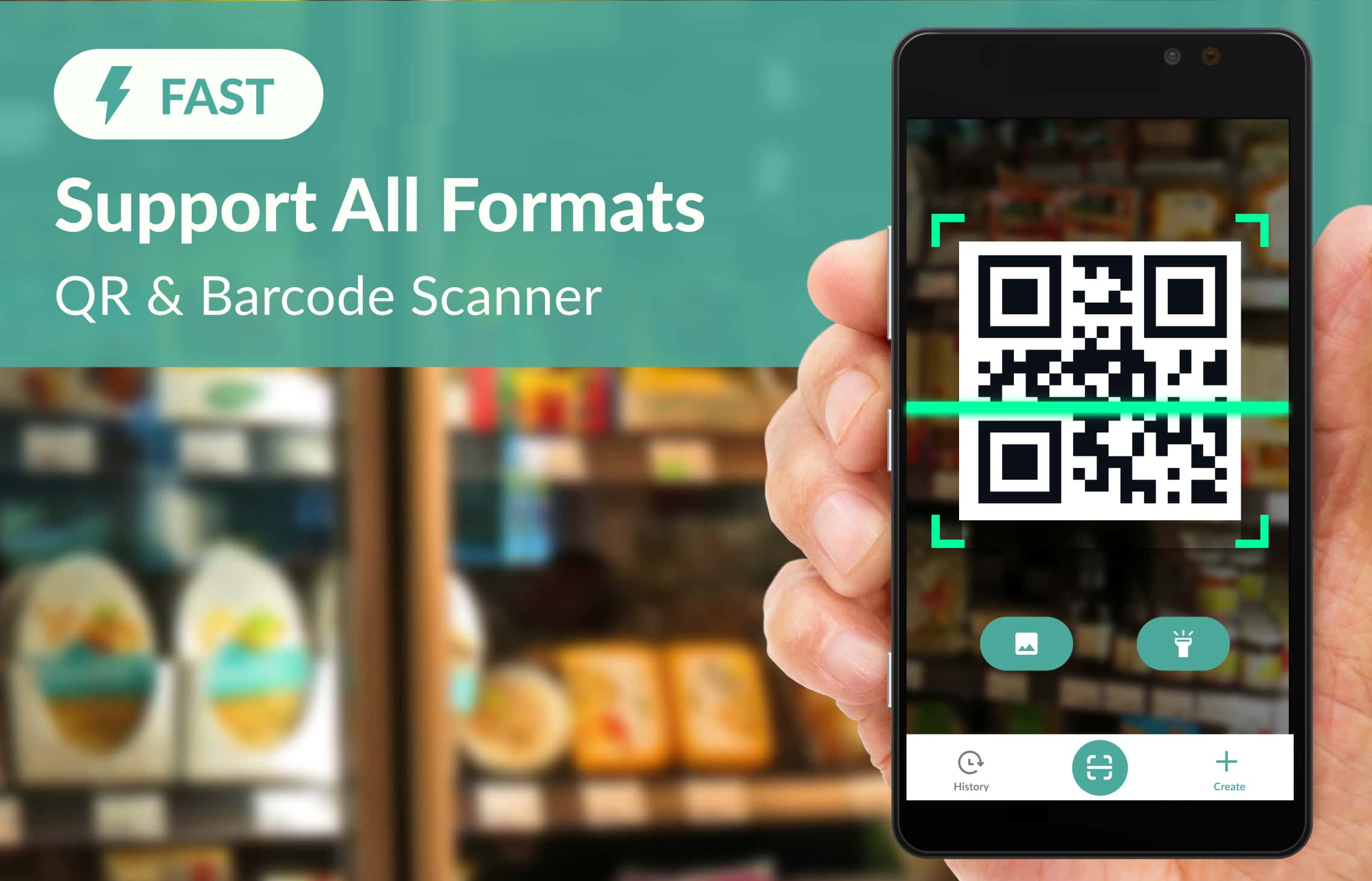اسکرین شات 1 برنامه QR Scanner - Barcode Scanner