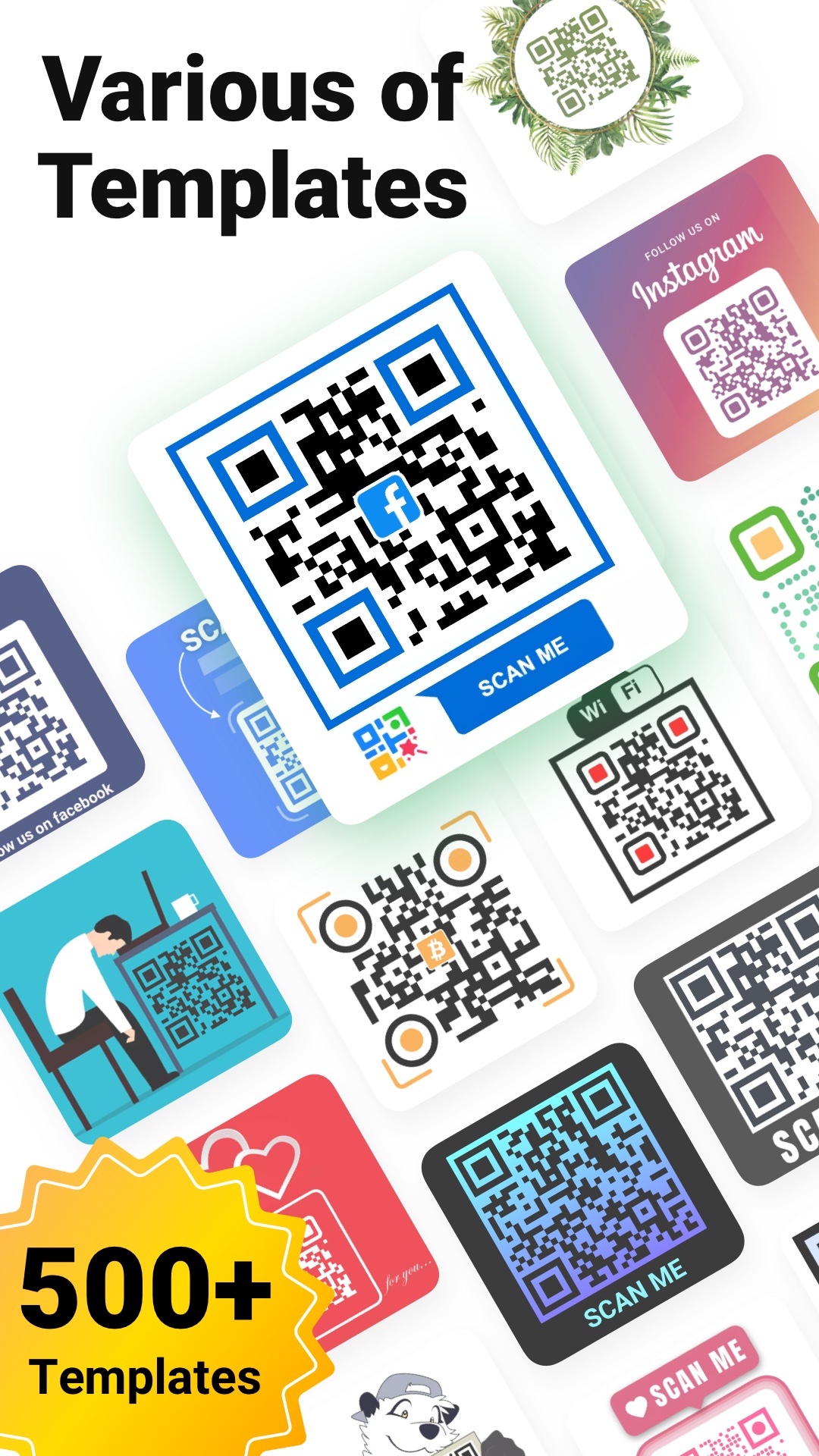 اسکرین شات 2 برنامه QR Code Generator Pro
