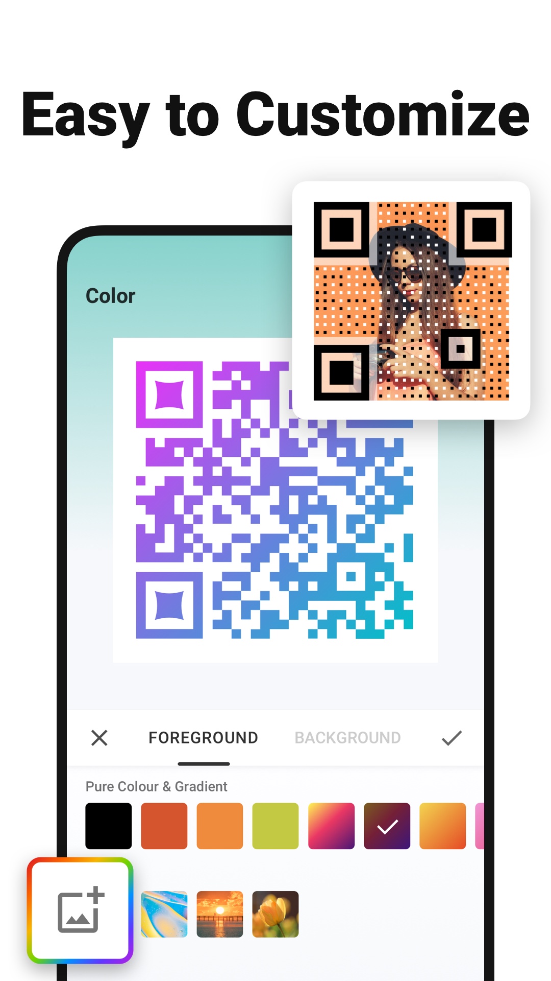 اسکرین شات 3 برنامه QR Code Generator Pro