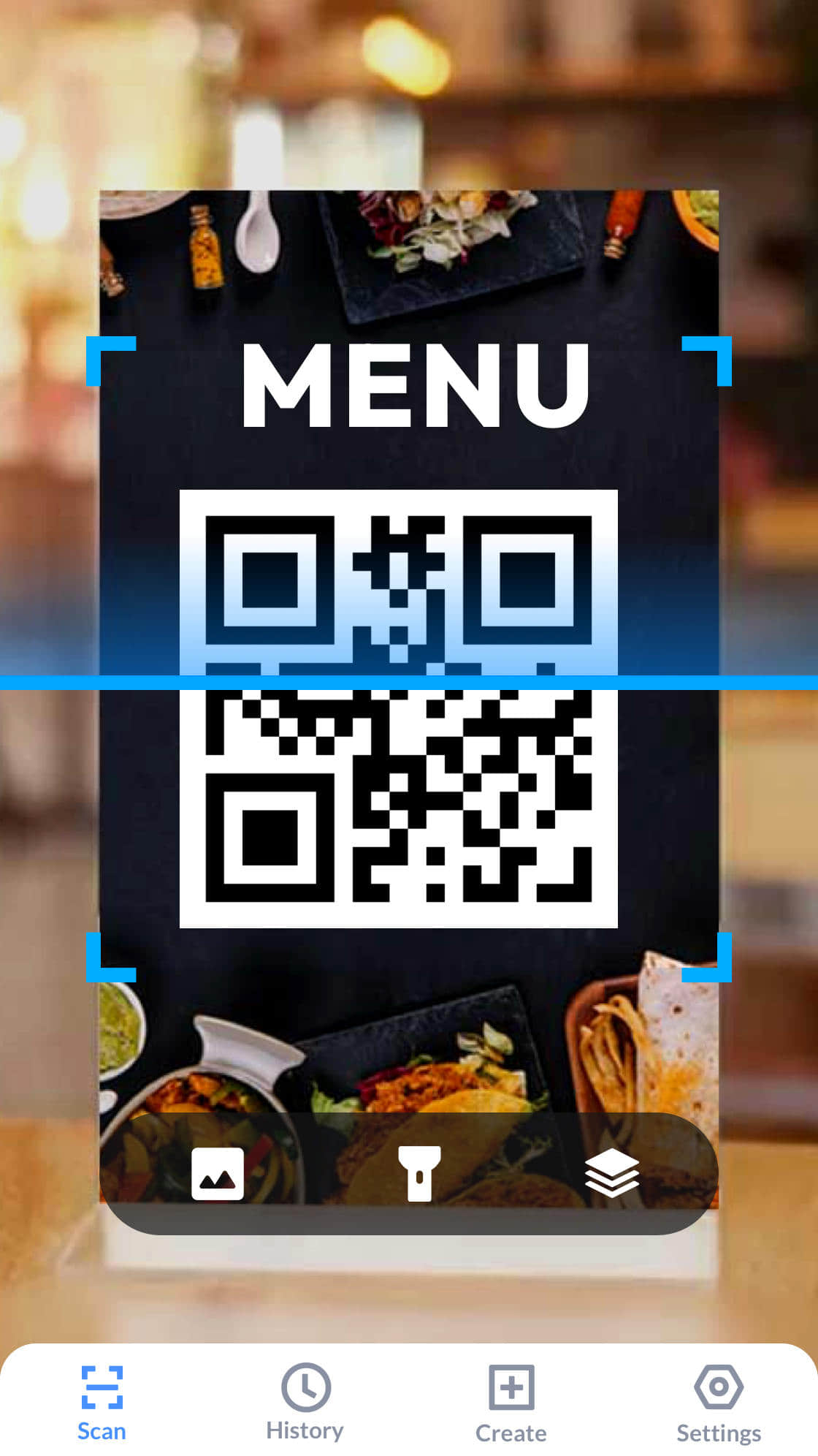 اسکرین شات 1 برنامه QR Code Scanner & Scanner App