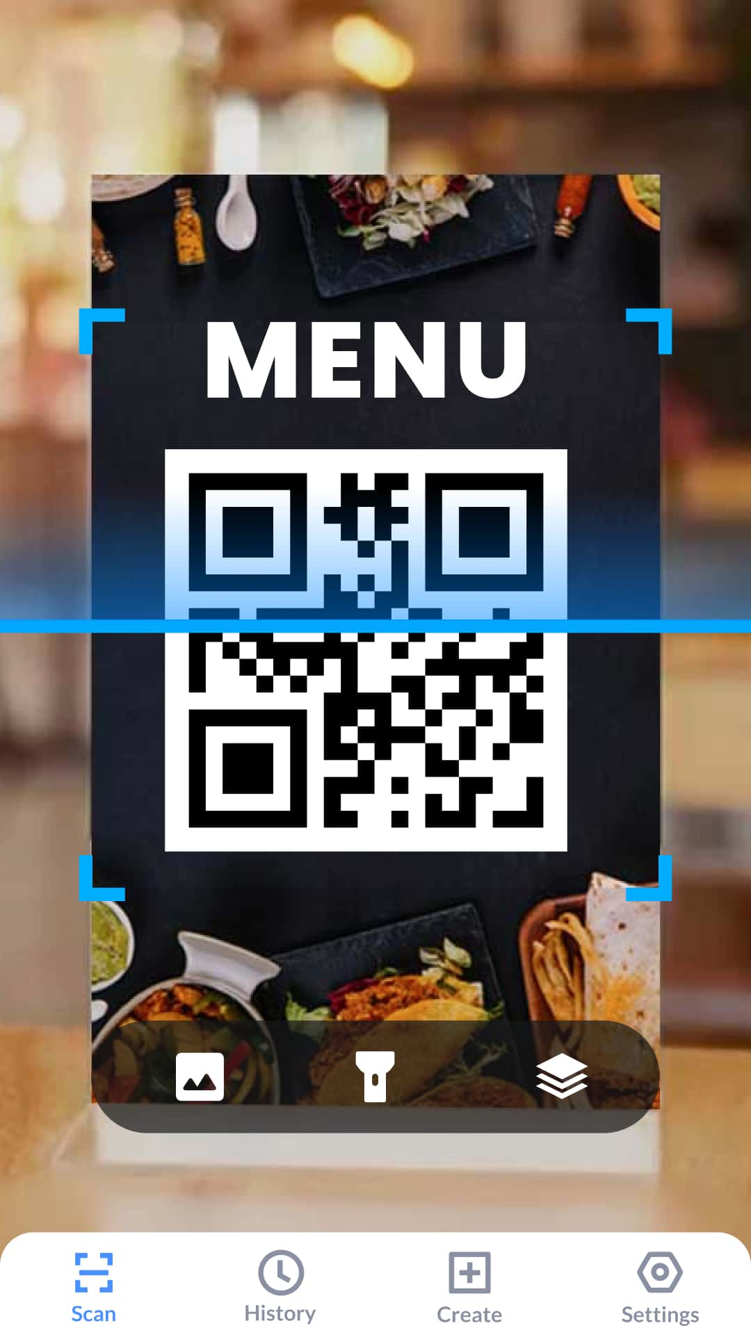 اسکرین شات 1 برنامه QR Code Scanner & Scanner App