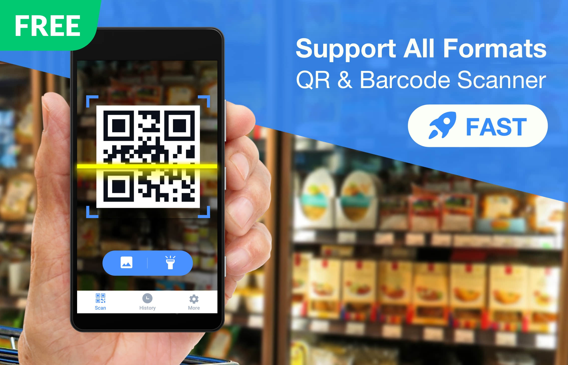 اسکرین شات 1 برنامه QR Code Scanner & Barcode