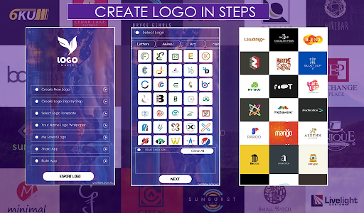 اسکرین شات 1 برنامه Logo Maker Free