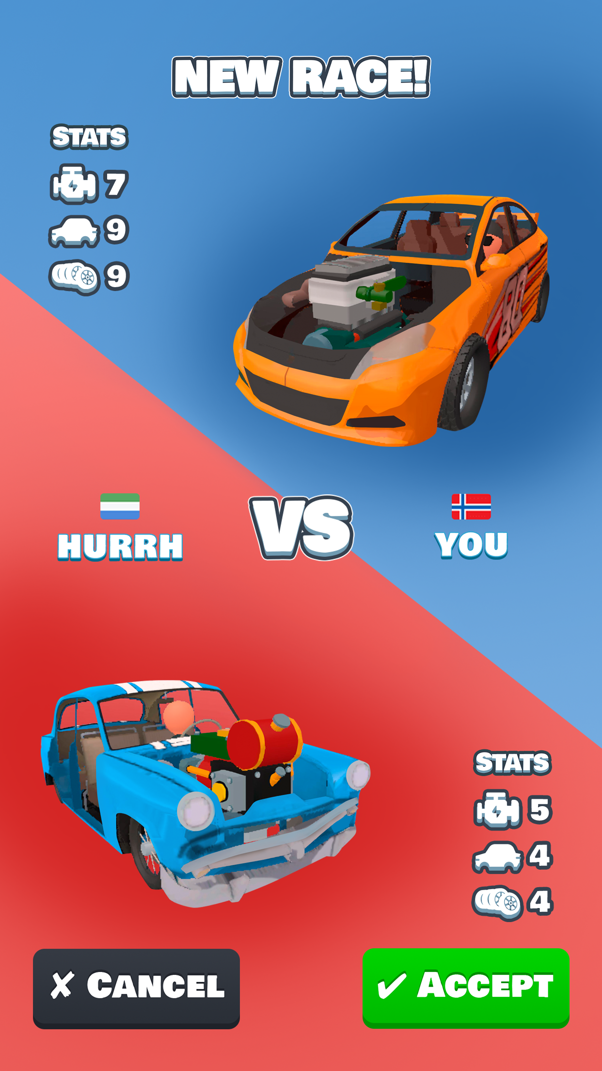 اسکرین شات 3 بازی Idle Racer — Tap, Merge & Race