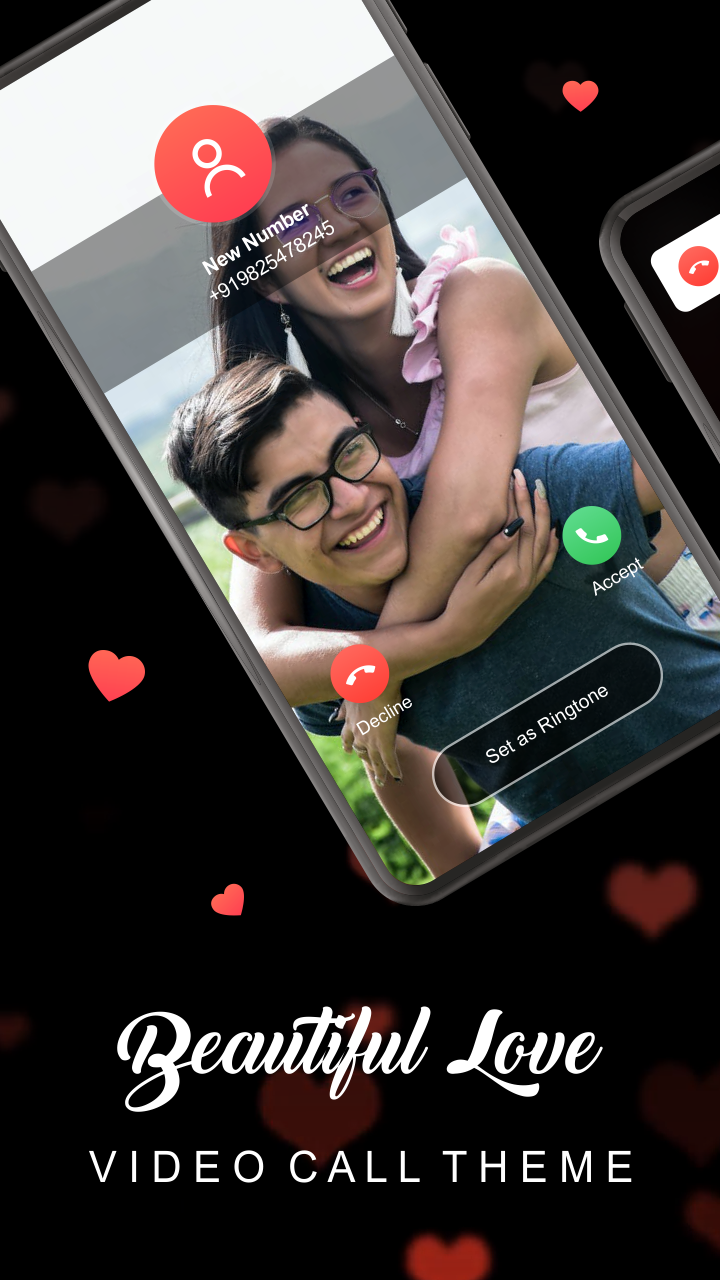 اسکرین شات 5 برنامه Fullscreen Love Video Ringtone