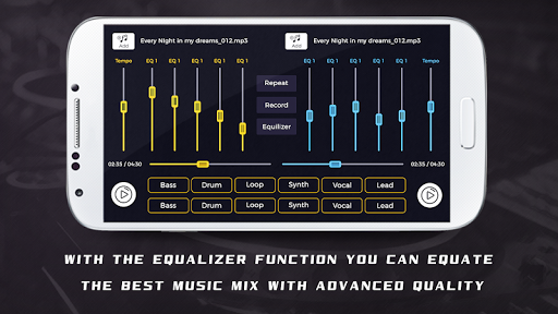 اسکرین شات 2 برنامه Mobile DJ Songs Mixer