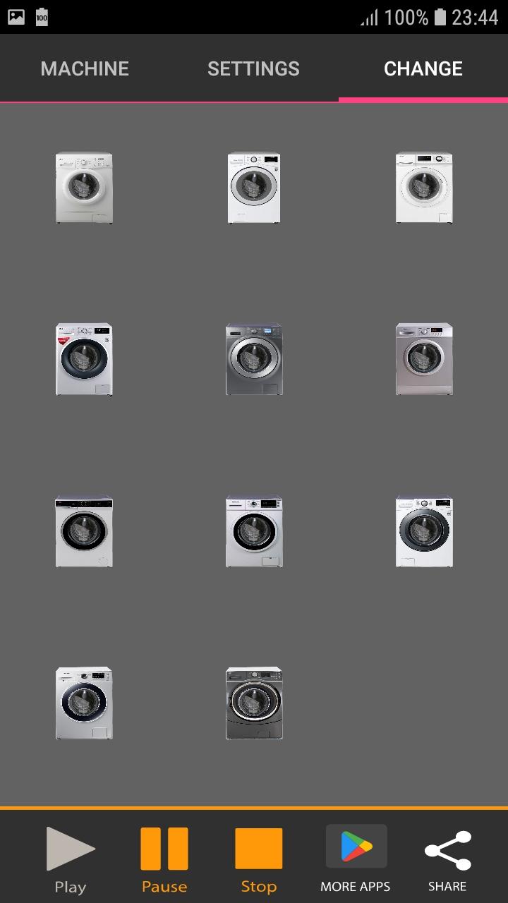 اسکرین شات 4 برنامه Washing Machine Sounds Simulat