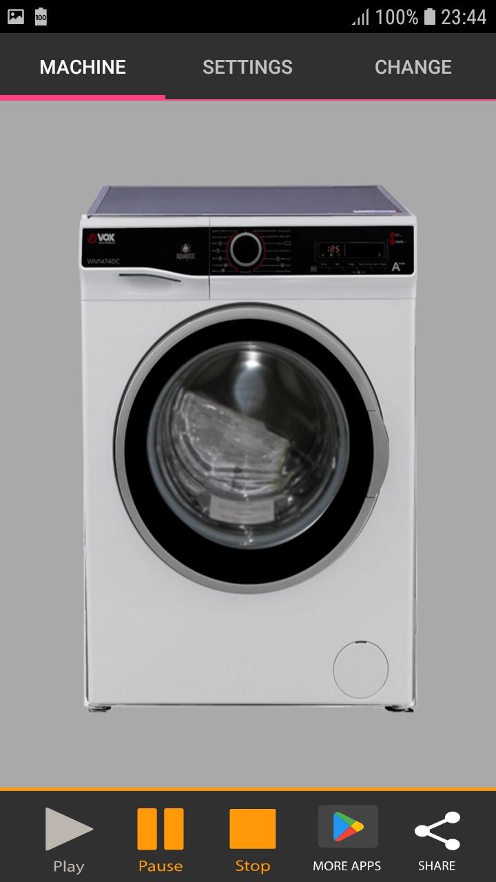 اسکرین شات 5 برنامه Washing Machine Sounds Simulat