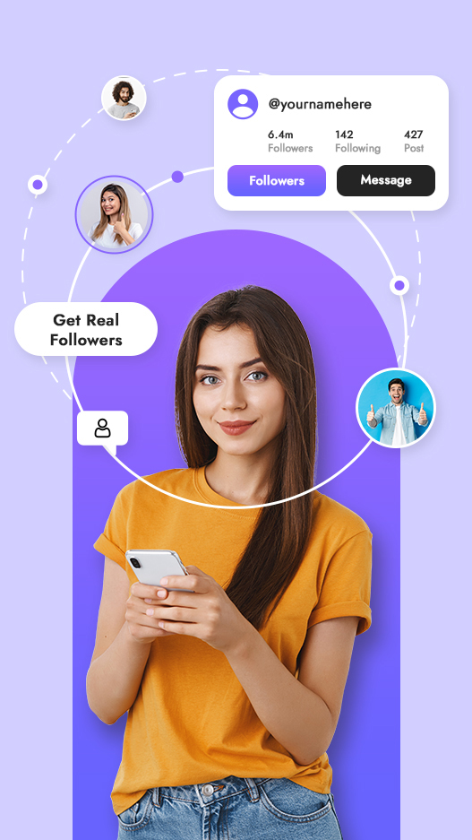 اسکرین شات 2 برنامه Real Followers & Likes via Tag