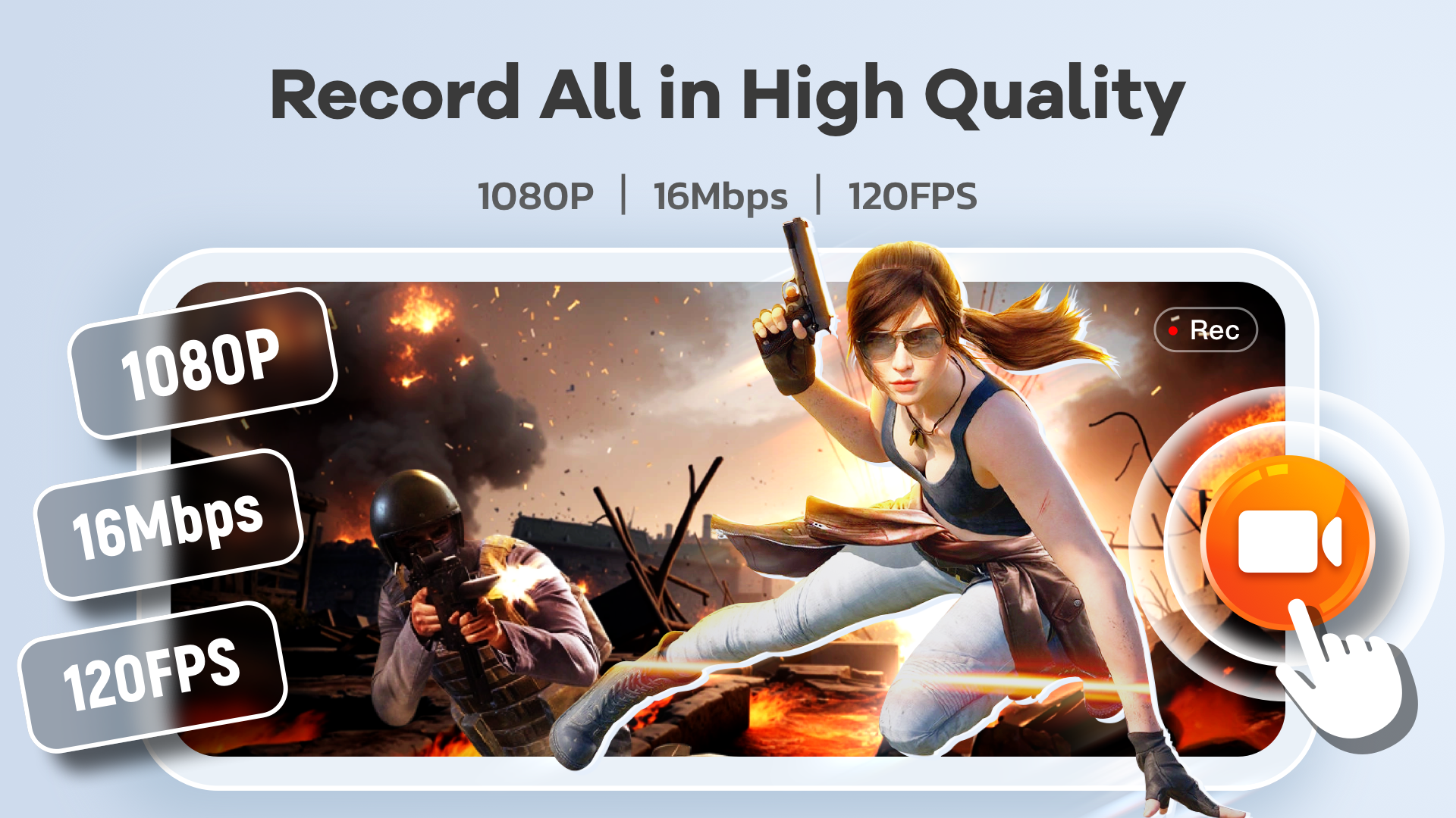 اسکرین شات 1 برنامه Screen Recorder Video Recorder