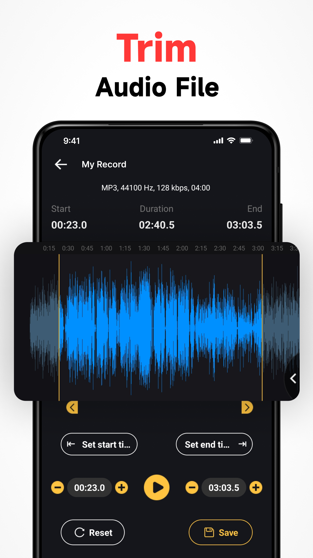اسکرین شات 5 برنامه Voice Recorder & Voice Memos