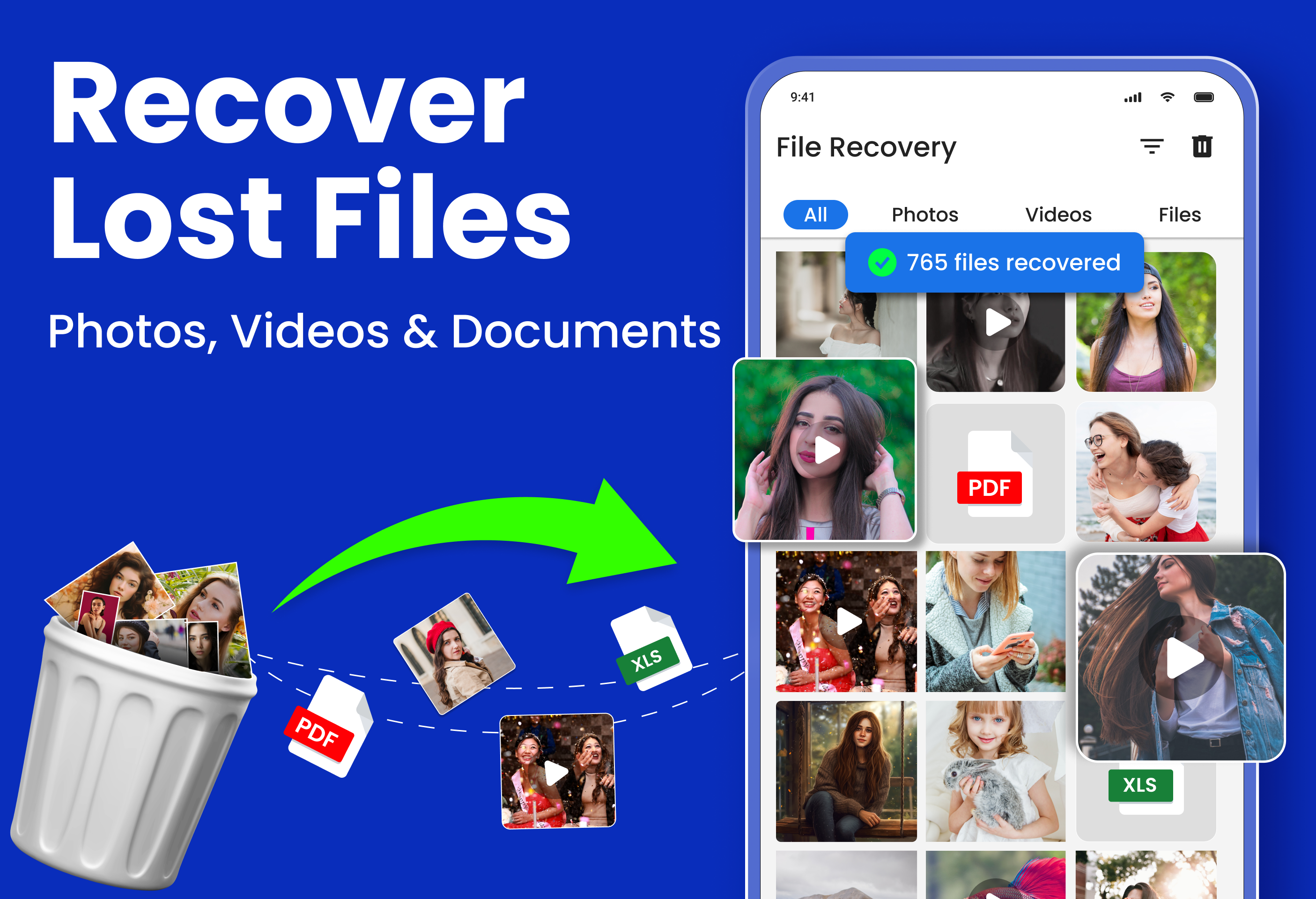 اسکرین شات 1 برنامه Photo Recovery - Data Recovery