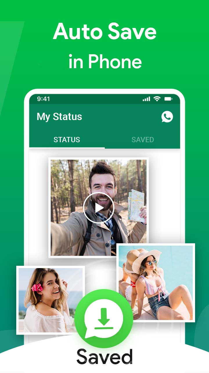 اسکرین شات 4 برنامه Save Video Status - WA Status