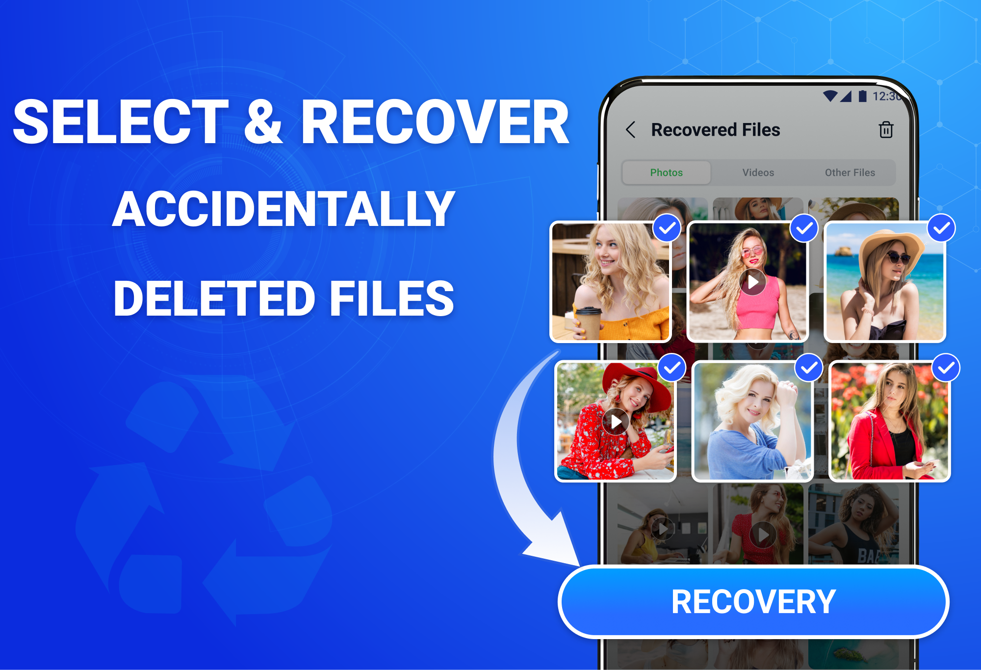 اسکرین شات 2 برنامه All Recovery - Photos & Videos