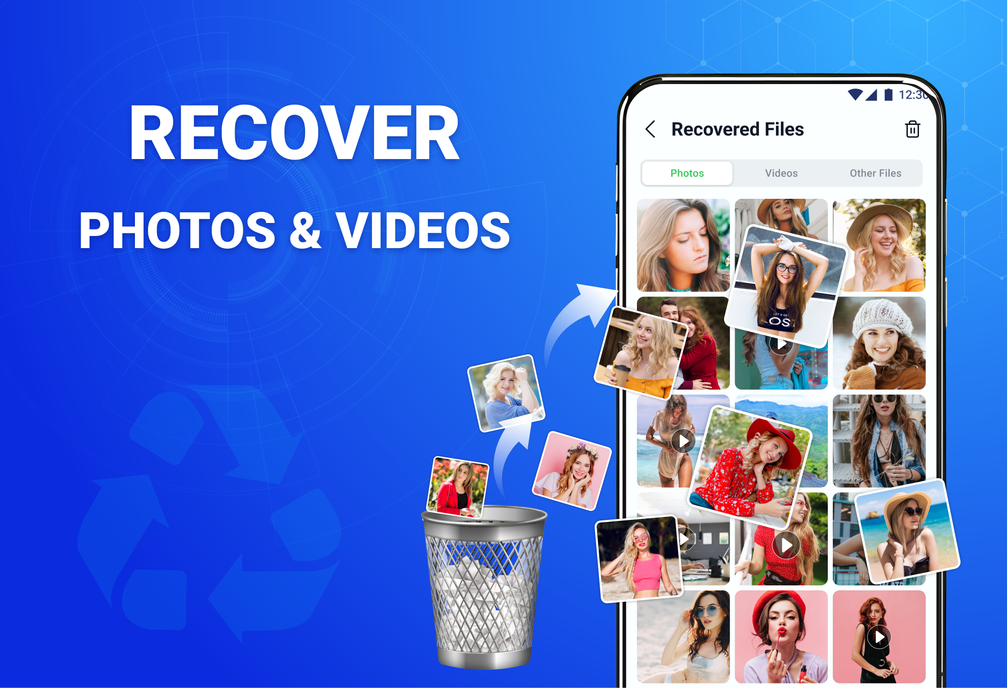 اسکرین شات 1 برنامه All Recovery - Photos & Videos