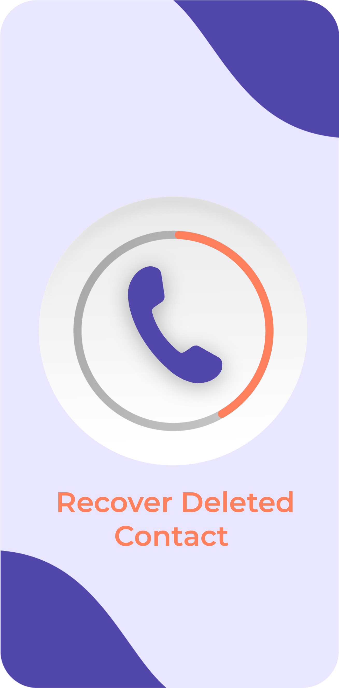 اسکرین شات 1 برنامه Restore Deleted Contacts