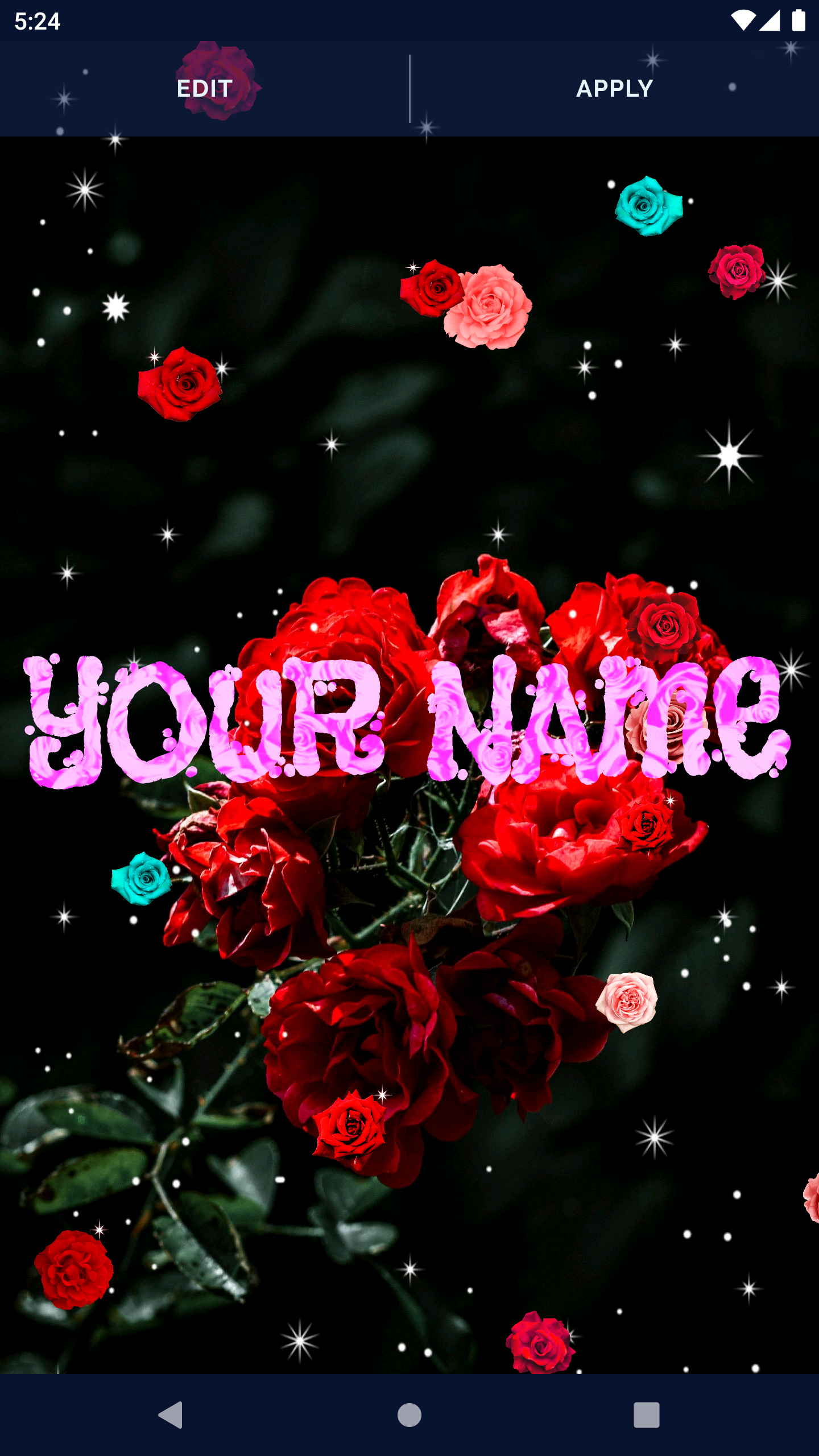 اسکرین شات 2 برنامه Red Rose 4K Live Wallpaper