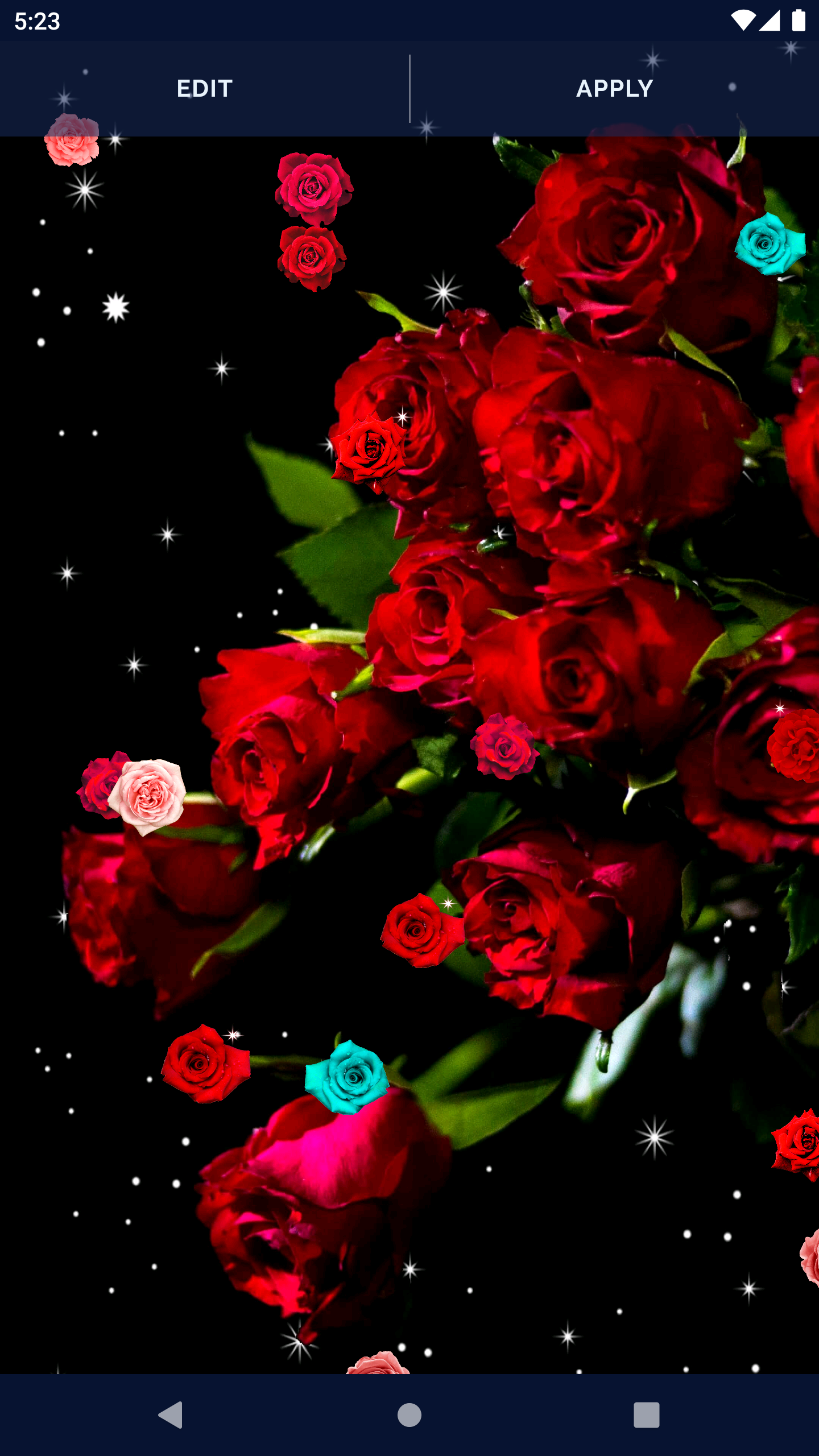 اسکرین شات 8 برنامه Red Rose Live Wallpaper