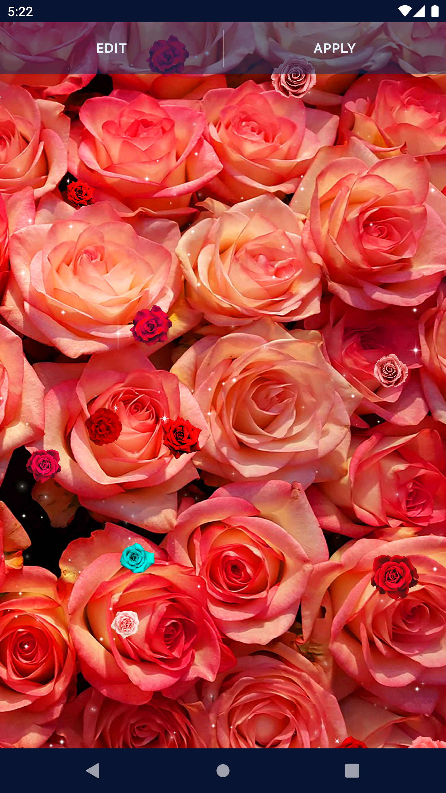 اسکرین شات 4 برنامه Red Rose 4K Live Wallpaper