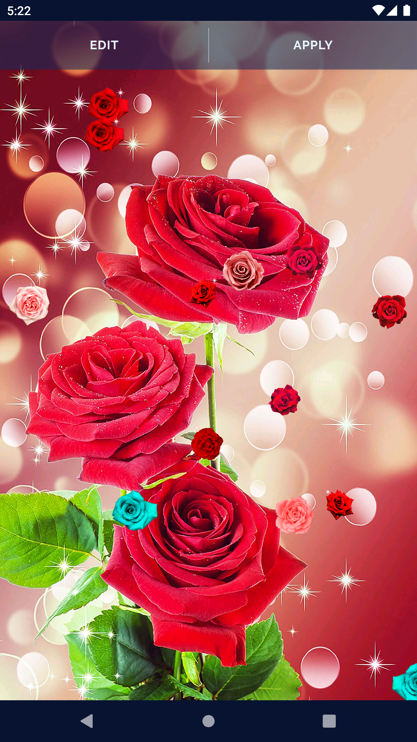 اسکرین شات 5 برنامه Red Rose 4K Live Wallpaper
