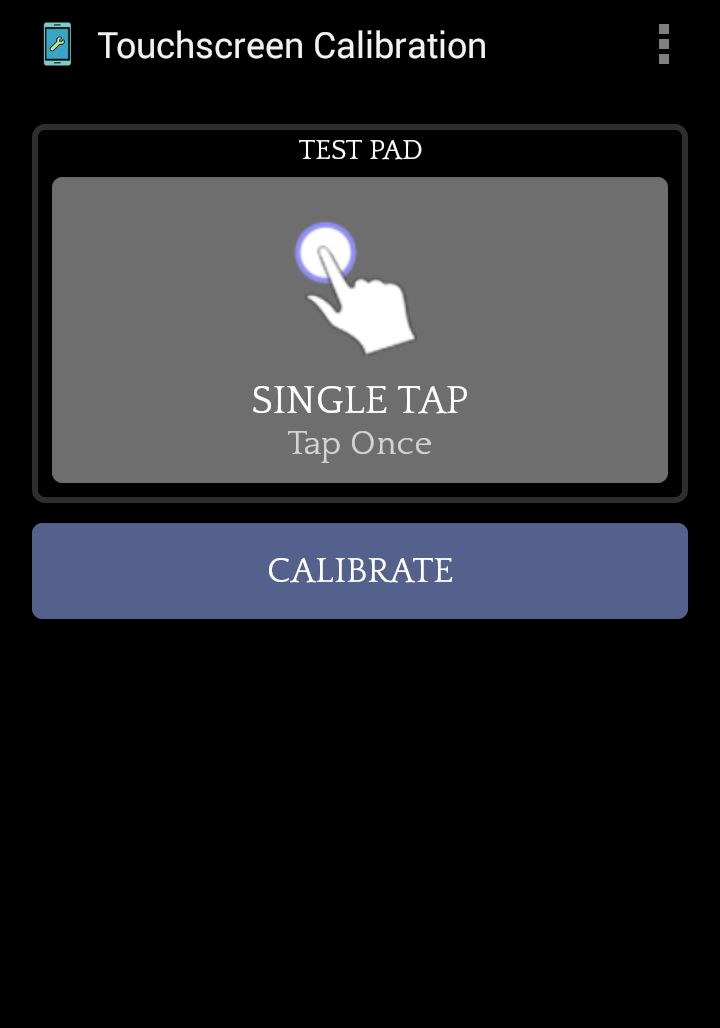 اسکرین شات 2 برنامه Touchscreen Calibration