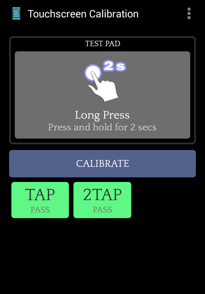 اسکرین شات 4 برنامه Touchscreen Calibration