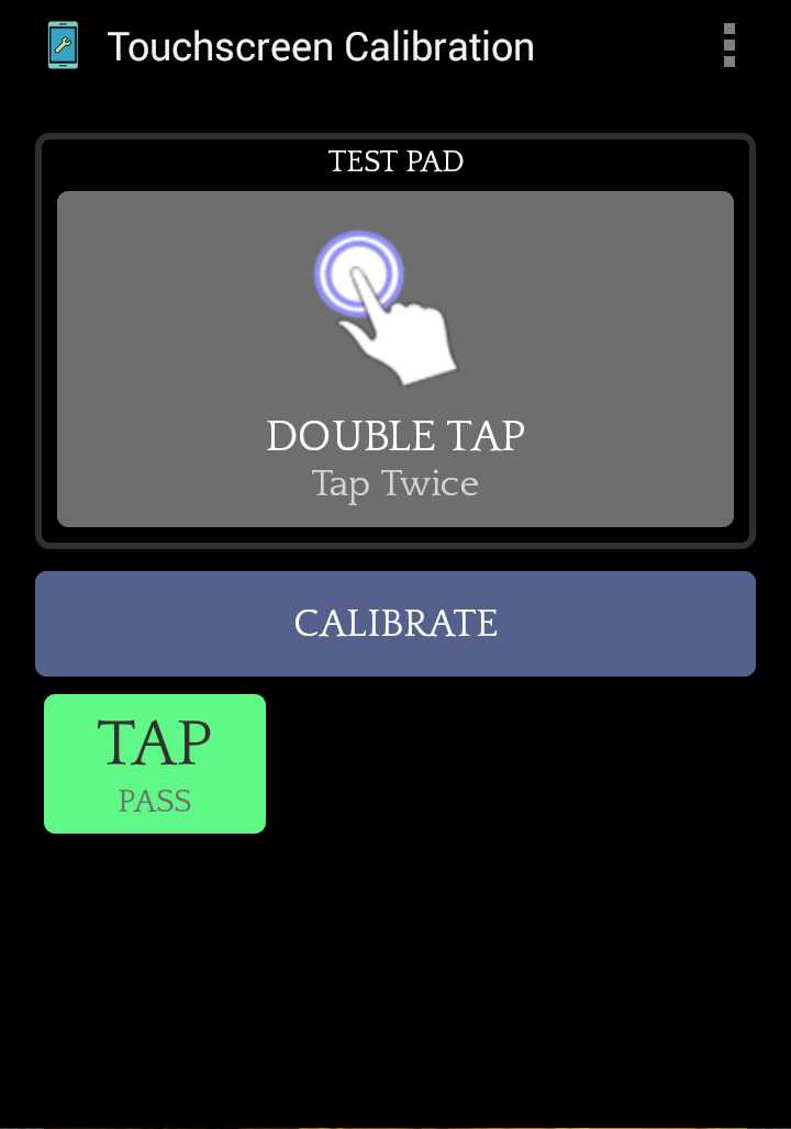 اسکرین شات 3 برنامه Touchscreen Calibration