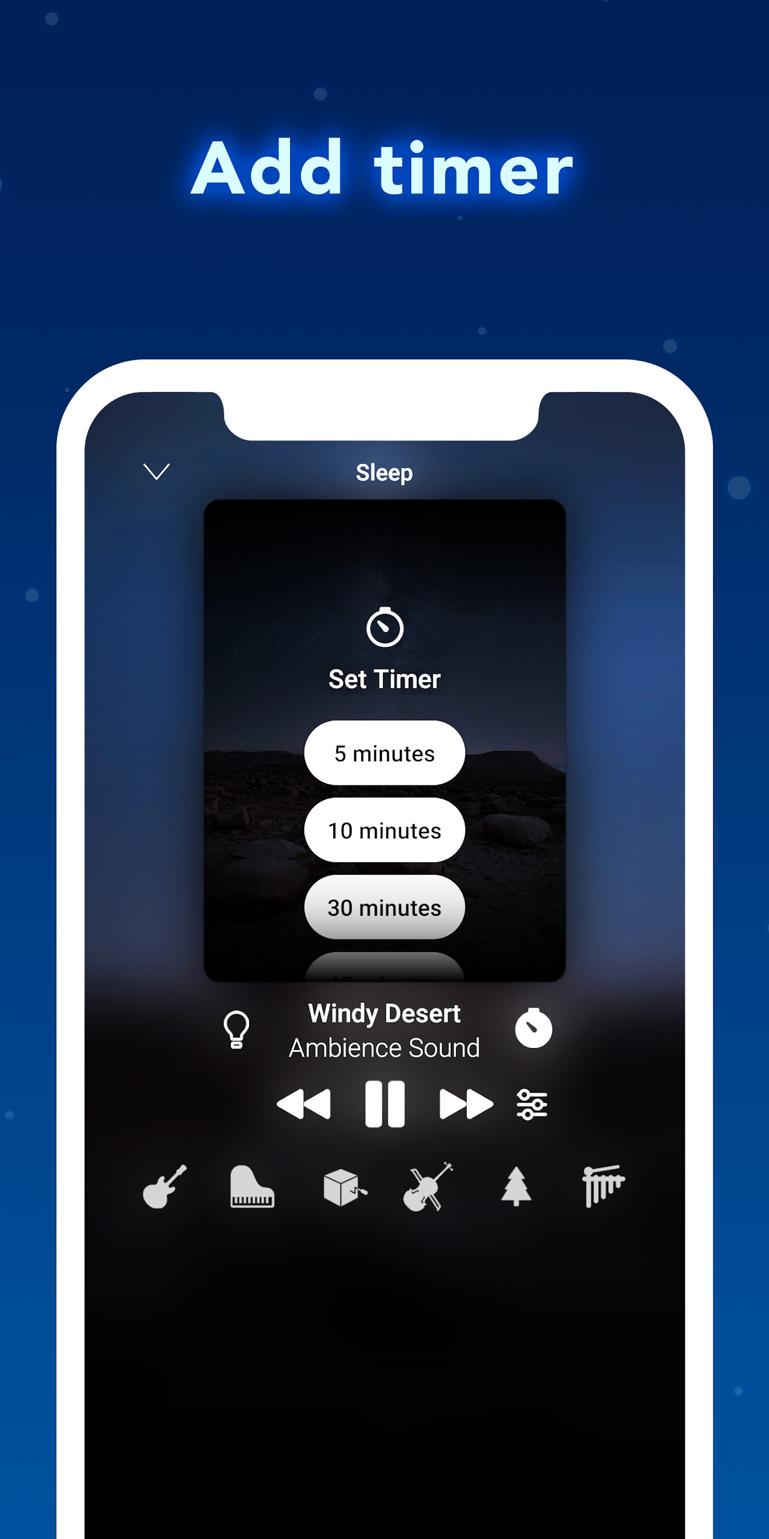 اسکرین شات 5 برنامه Sleep Sounds: sleep & relax