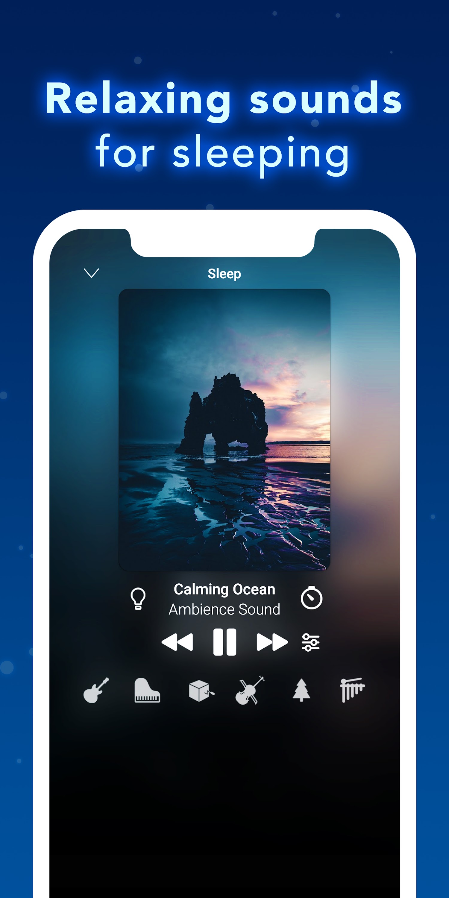 اسکرین شات 3 برنامه Sleep Sounds: sleep & relax