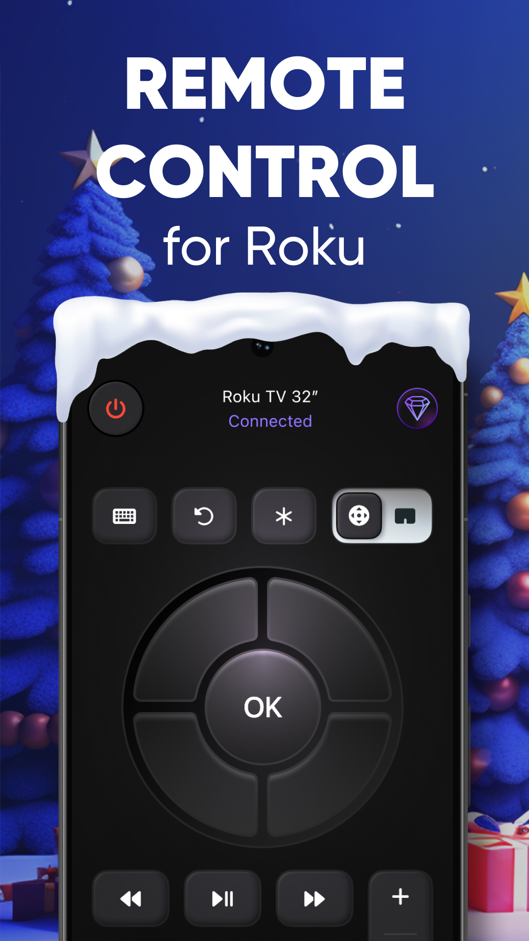 اسکرین شات 1 برنامه TV Cast, Remote for Roku TV