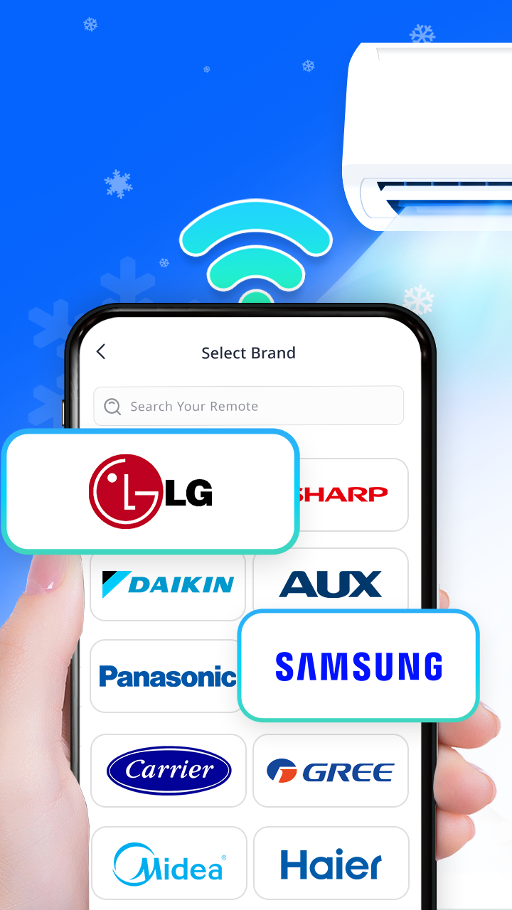 اسکرین شات 1 برنامه Universal AC remote control