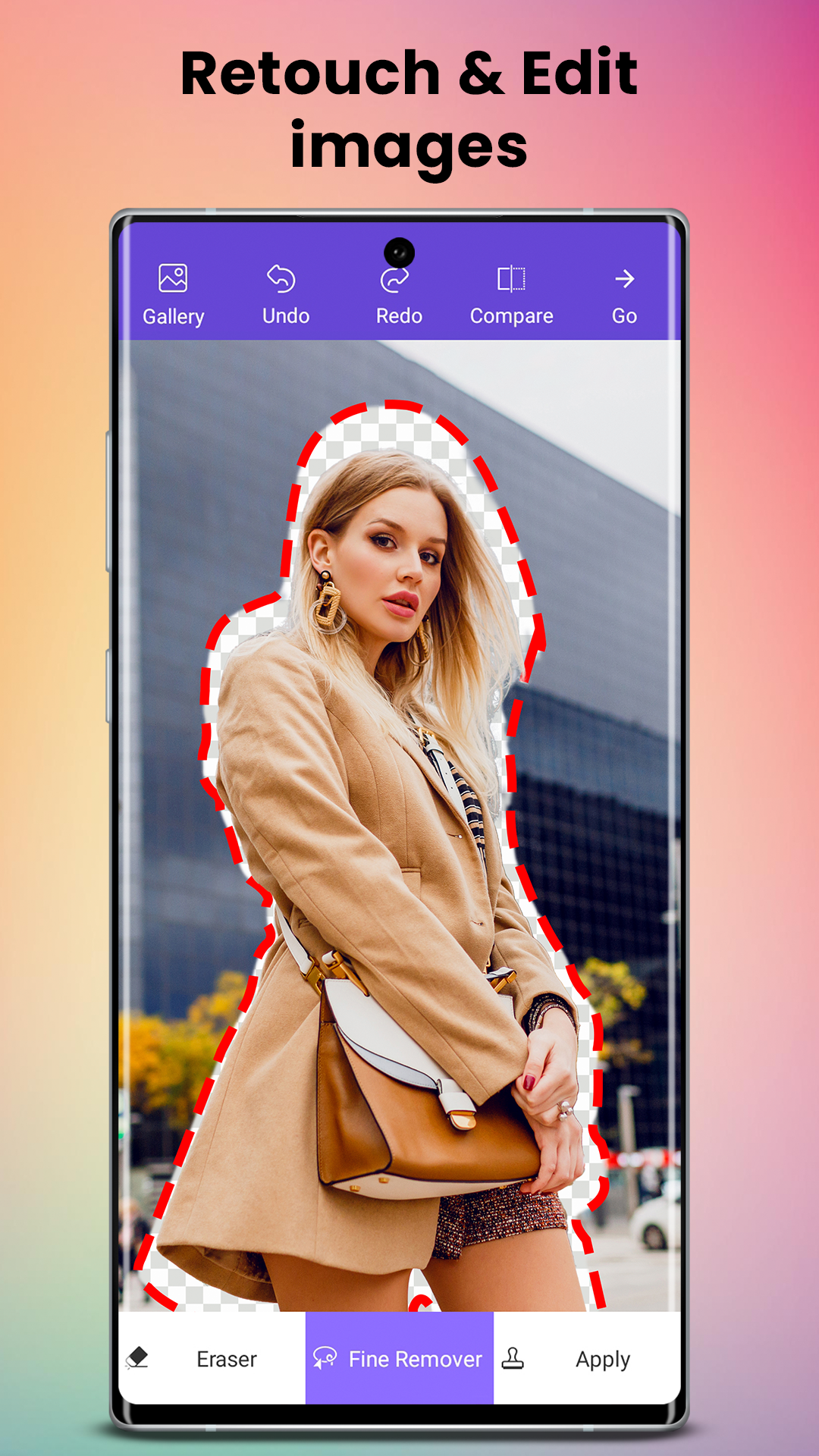 اسکرین شات 2 برنامه Background Eraser : Remove BG