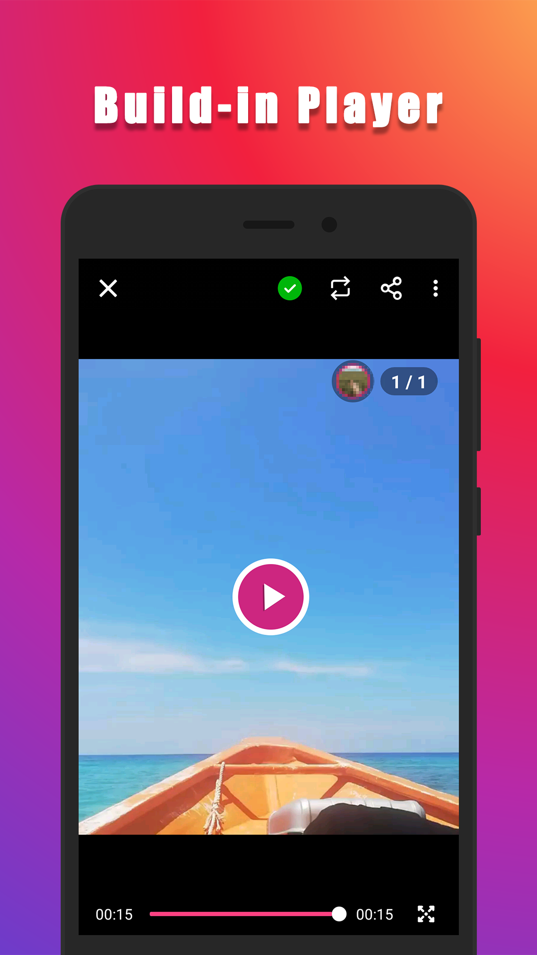 اسکرین شات 5 برنامه Video Downloader for Instagram