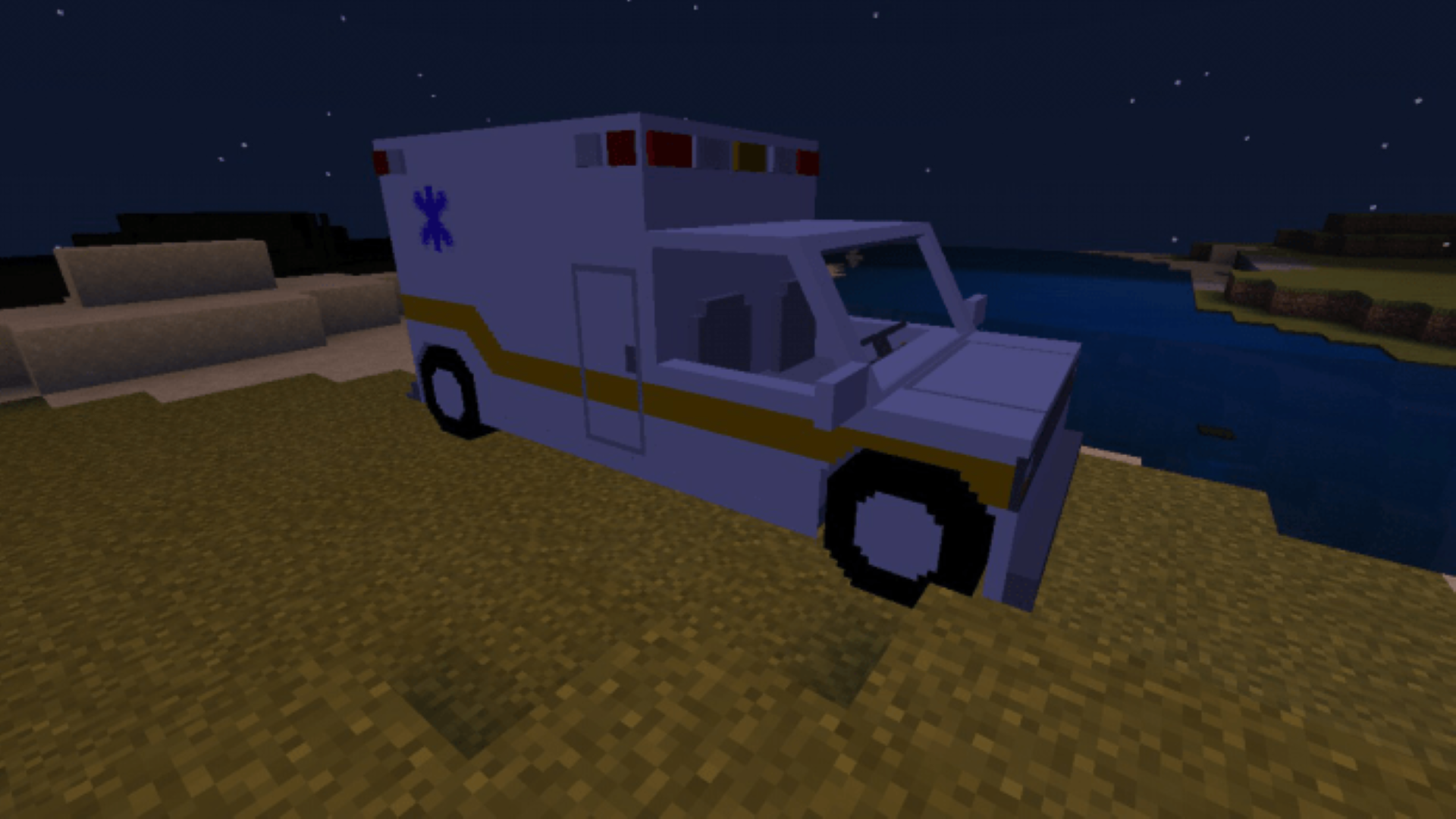 اسکرین شات 2 برنامه MCPE Simple Vehicles Car Mod