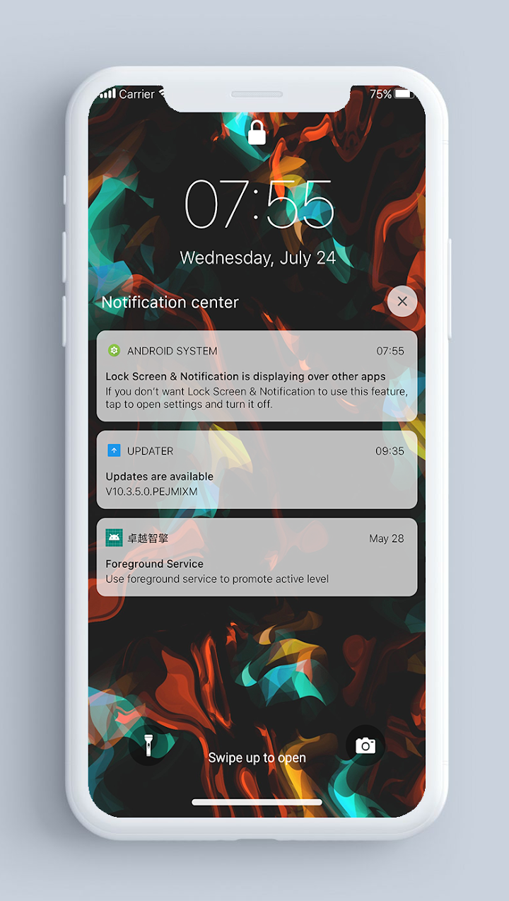 اسکرین شات 4 برنامه Lock Screen & Notifications iOS 15