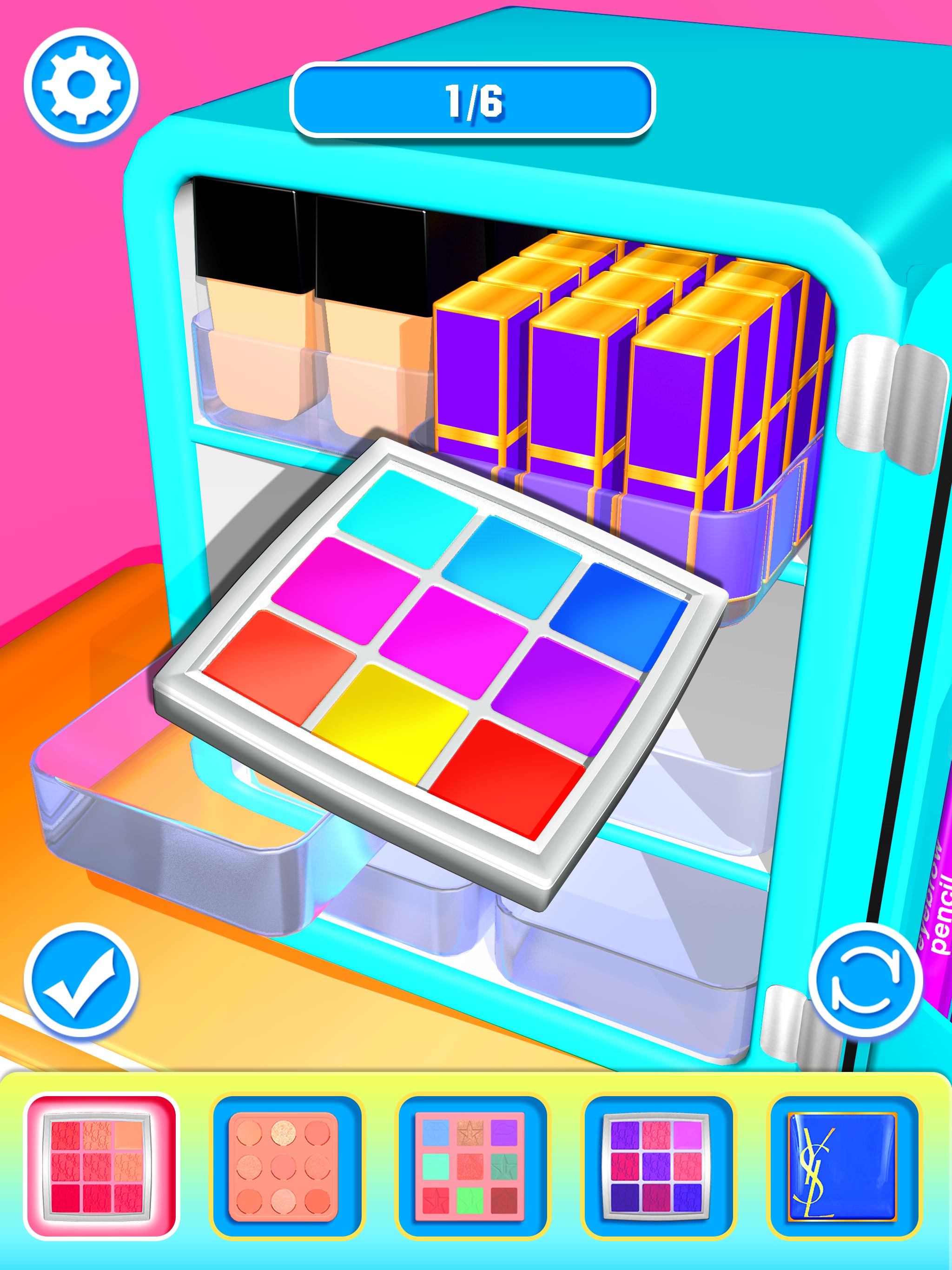 اسکرین شات 1 بازی Makeup Organizing: Girl Games
