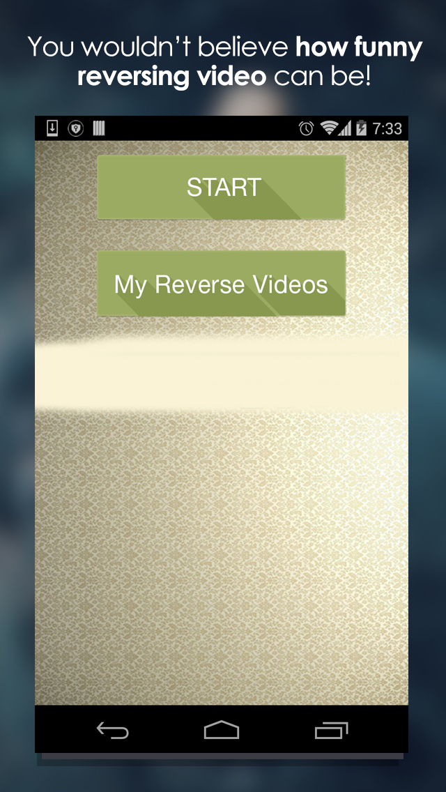 اسکرین شات 1 برنامه Reverse Video Fun Creater Edit