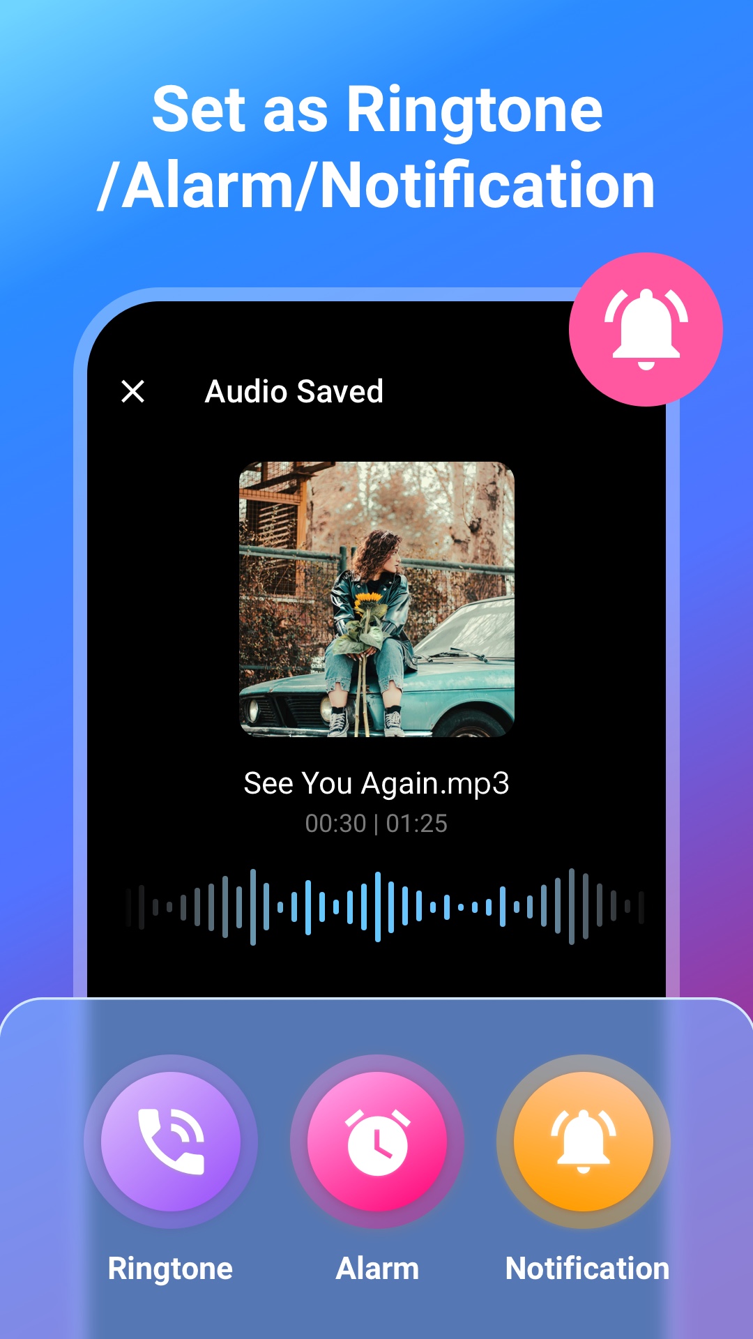 اسکرین شات 3 برنامه MP3 Cutter and Ringtone Maker