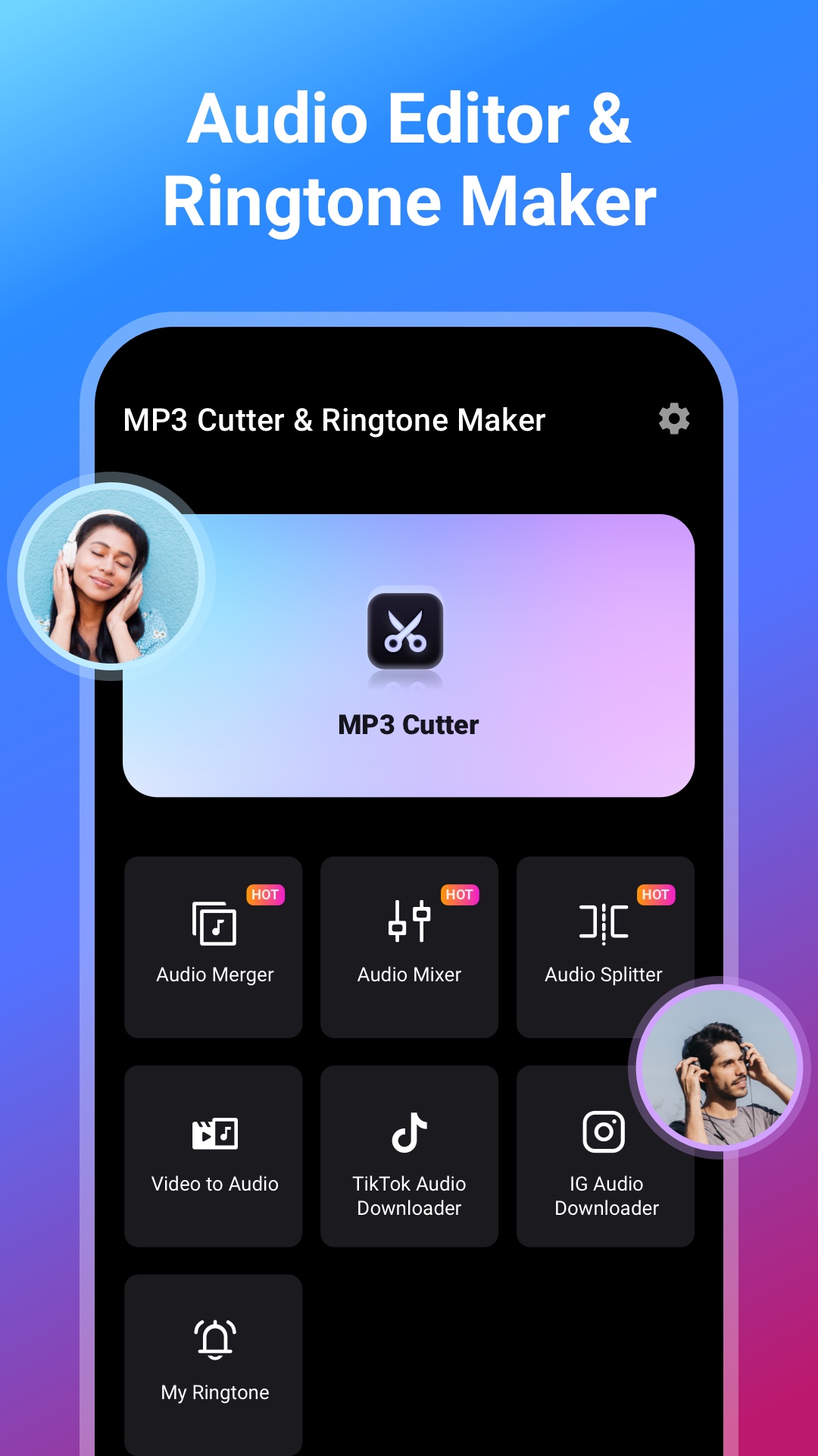 اسکرین شات 1 برنامه MP3 Cutter and Ringtone Maker
