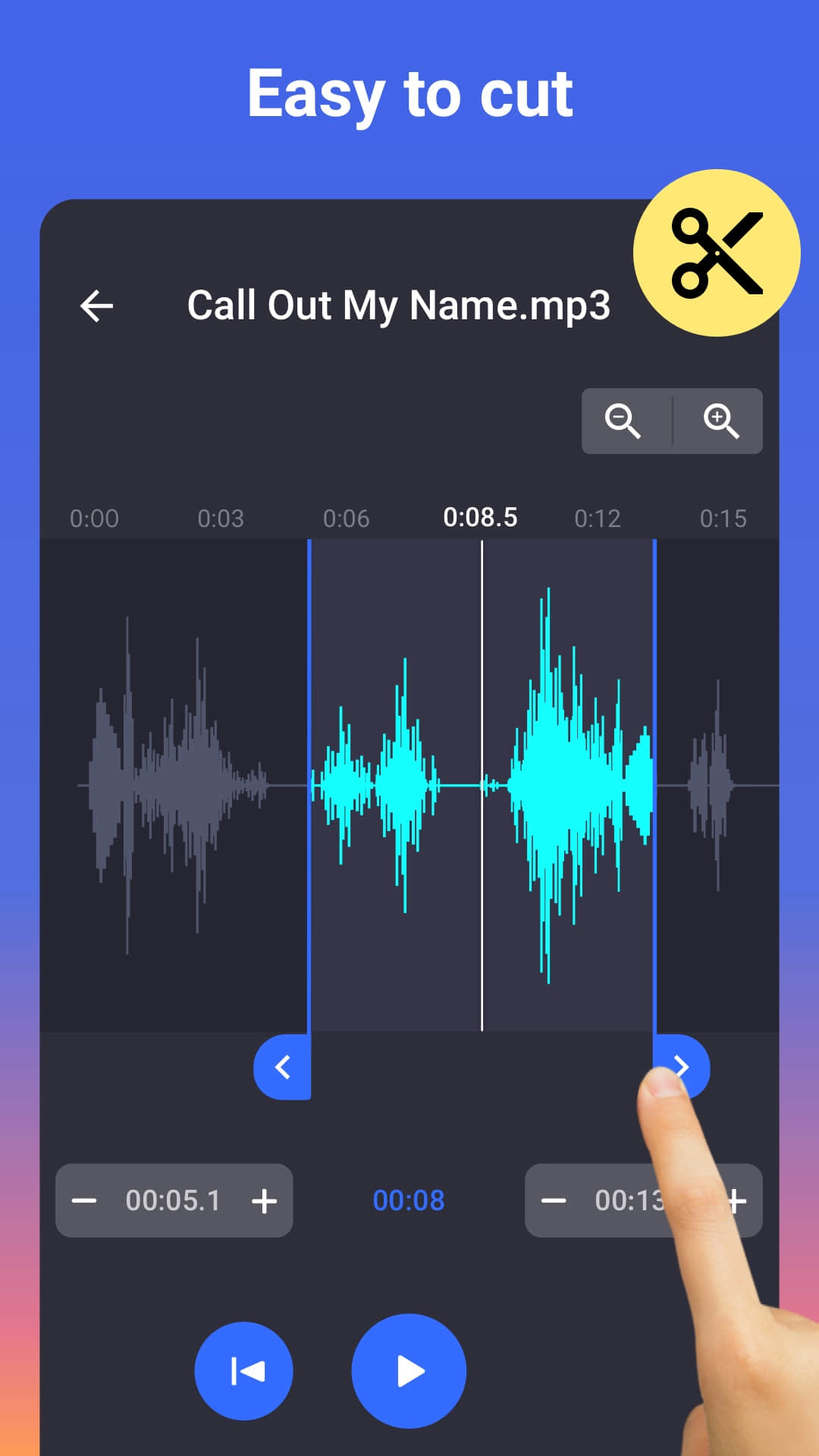 اسکرین شات 1 برنامه MP3 Cutter and Ringtone Maker