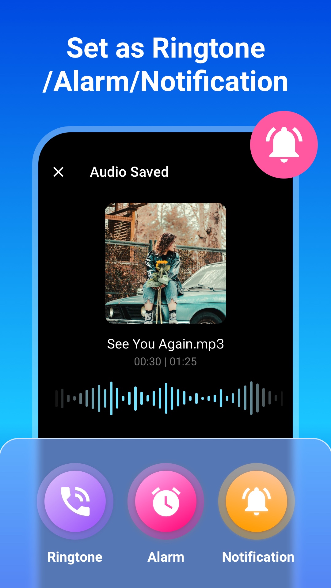 اسکرین شات 3 برنامه MP3 Cutter and Ringtone Maker